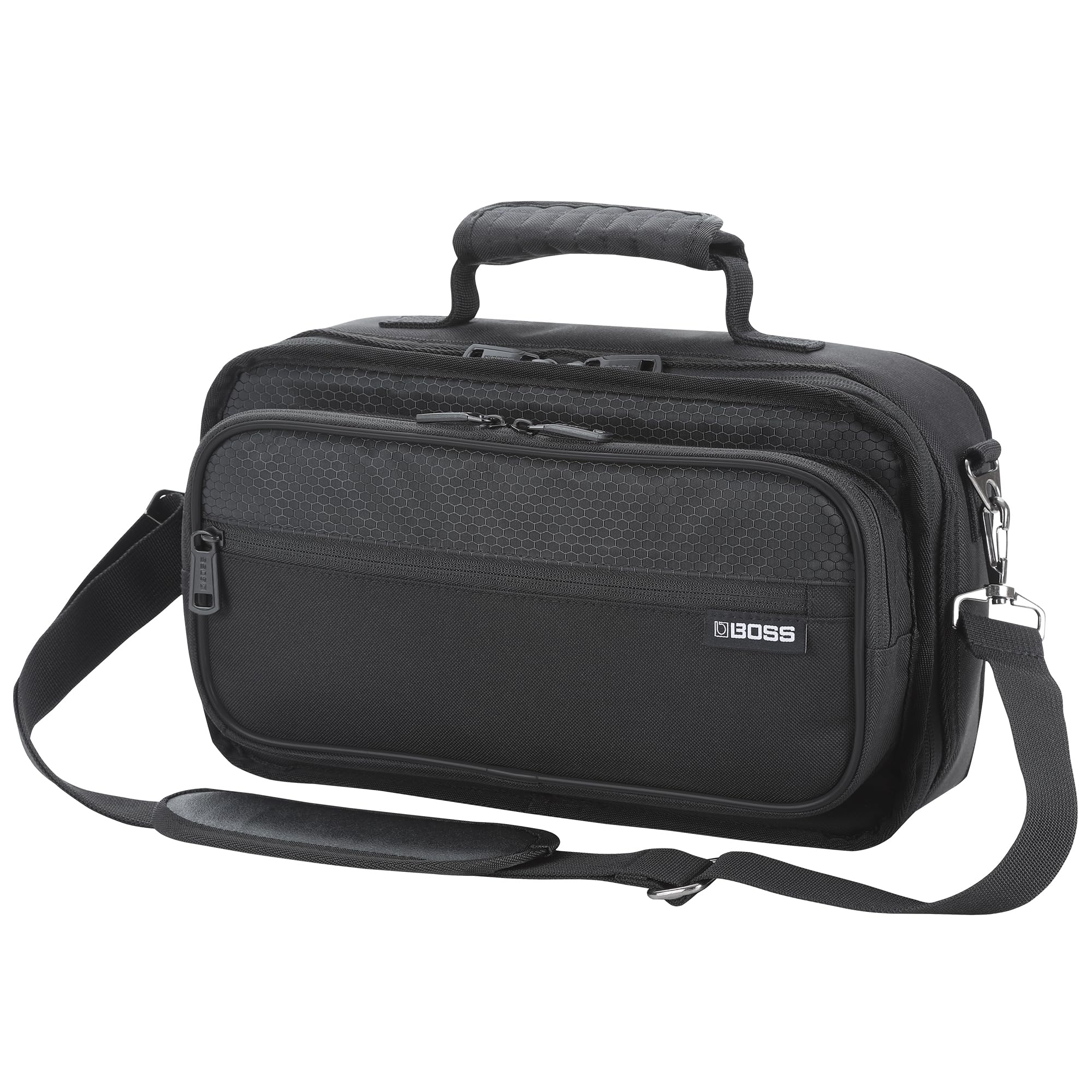 BOSS CB-BM-S | Compact Multi-Effects Case | Compatible GX-10, GT-1 & GT-1B | Lightweight & Durable | Thick Internal Padding | Adjustable Shoulder Strap | Versatile Accessory Pockets