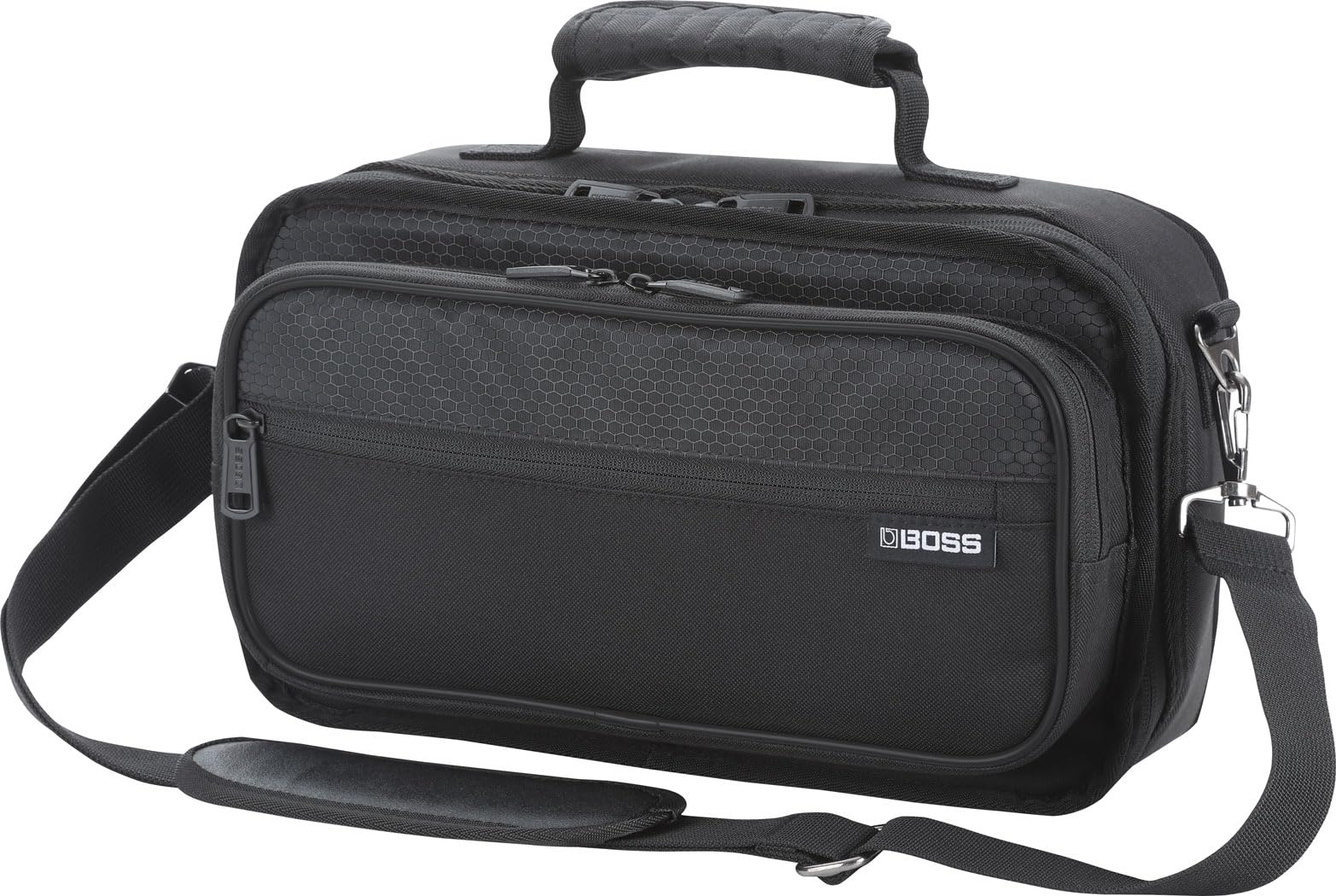 BOSS CB-BM-S | Compact Multi-Effects Case | Compatible GX-10, GT-1 & GT-1B | Lightweight & Durable | Thick Internal Padding | Adjustable Shoulder Strap | Versatile Accessory Pockets - Image 7
