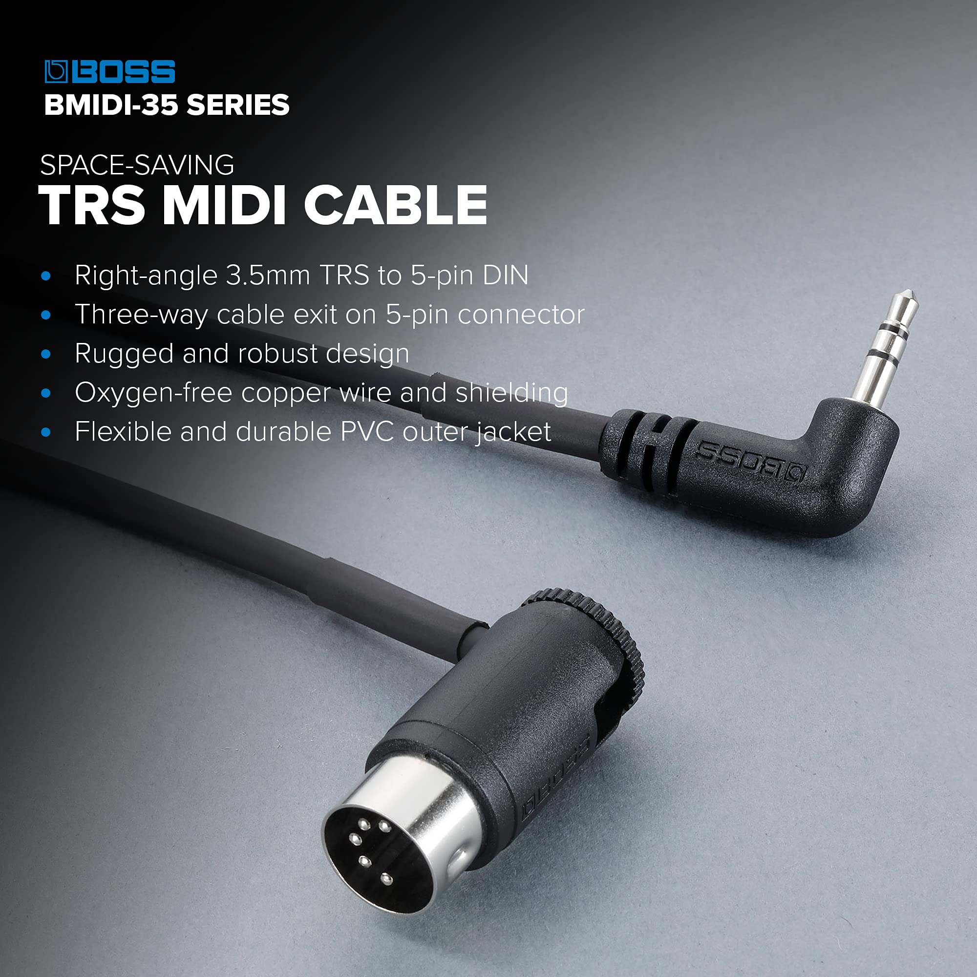 BOSS MIDI Cable (BMIDI-1-35) - Image 2