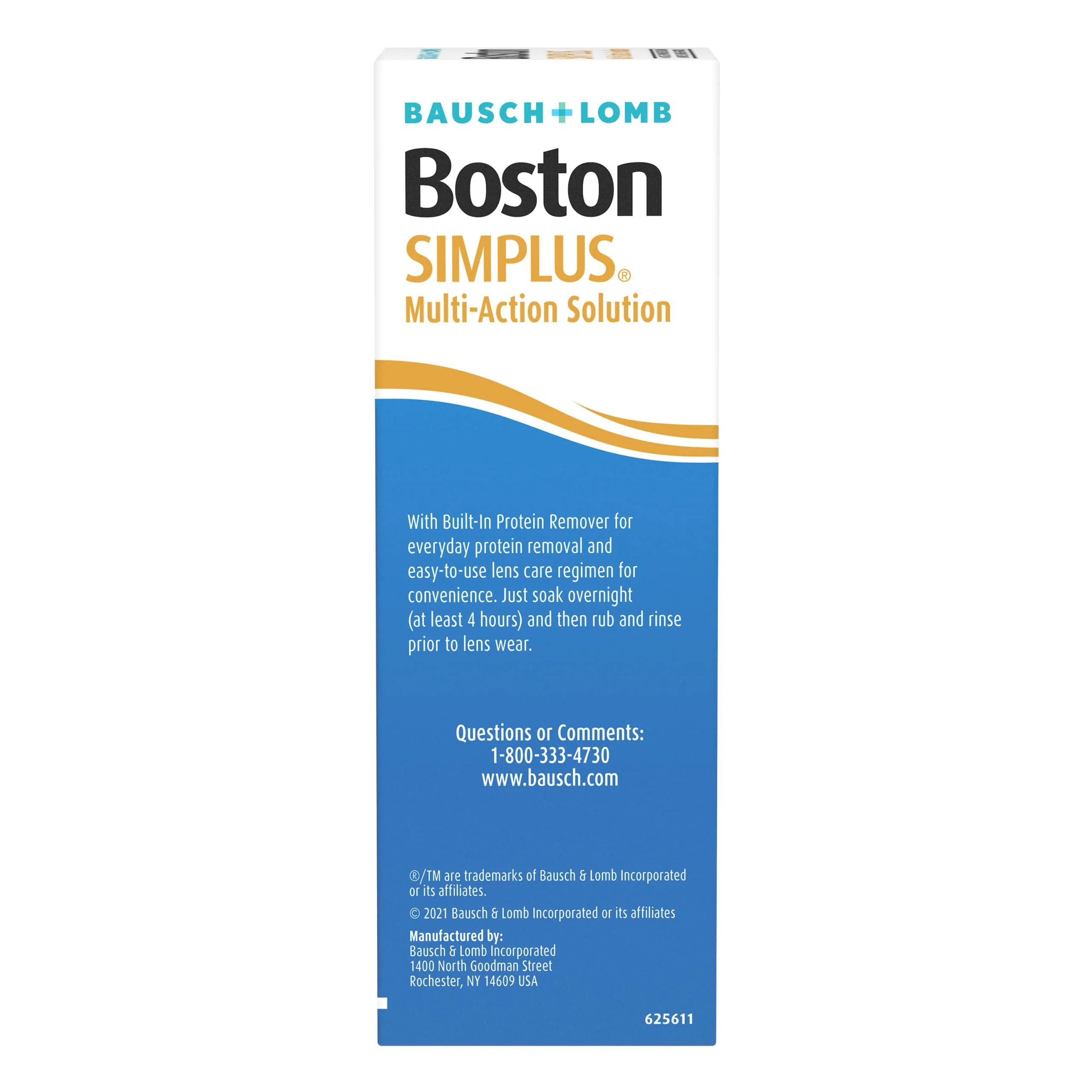 Boston Simplus Contact Lens Solution, for Gas Permeable Contact Lenses, 3.5 Fl Oz - Image 3
