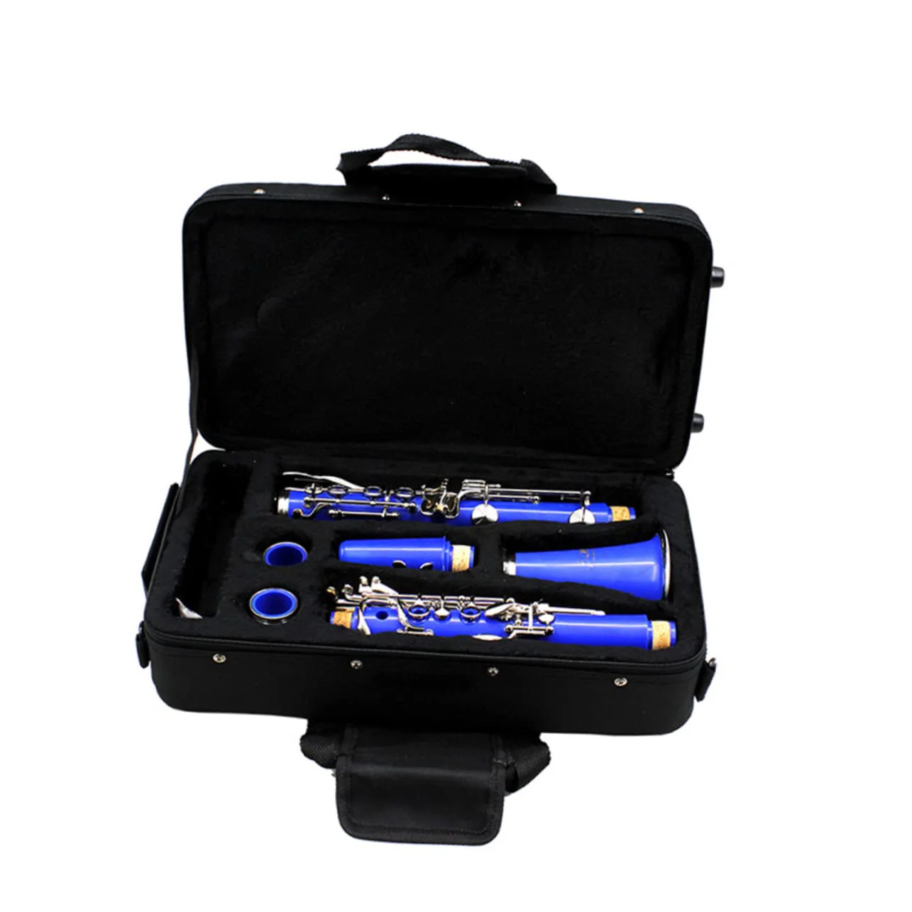 Box Black Cloth Clarinet Case Flute Accessories Suitcase Accessories Music Instrument Case Padded Clarinet Case Clarinet Storage Bag Oxford Cloth Upholstered Musical Instrument - Image 2