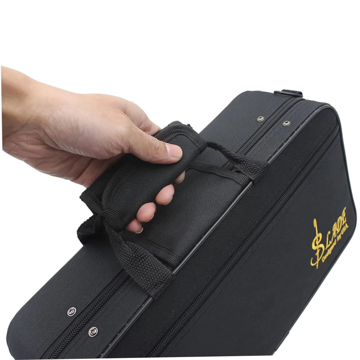Box Black Cloth Clarinet Case Flute Accessories Suitcase Accessories Music Instrument Case Padded Clarinet Case Clarinet Storage Bag Oxford Cloth Upholstered Musical Instrument - Image 8