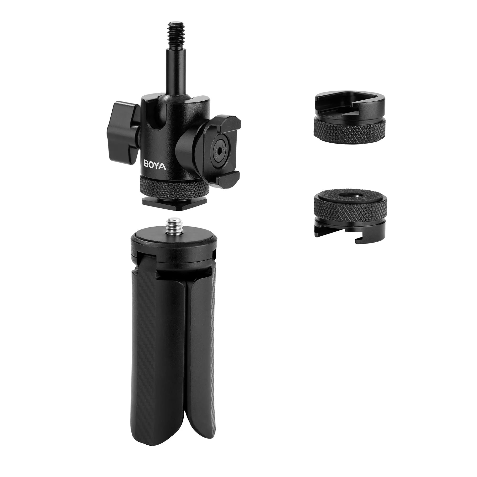 BOYA Magic Desktop Stand for BOYA Magic Wireless Microphone, Dedicated Adjustable Mount, Mini Tripod for Magic Wireless Microphone System - Image 2
