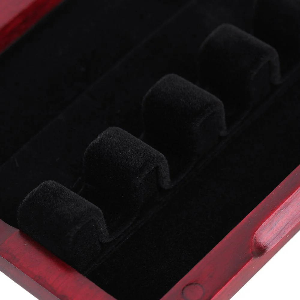 BQLZR Bassoon Reed Storage Case with Soft Velvet Wood Bassoon Reed Case Holds 4 Reeds Holder Box Bassoon Musical Instrument Storage Box - Image 6