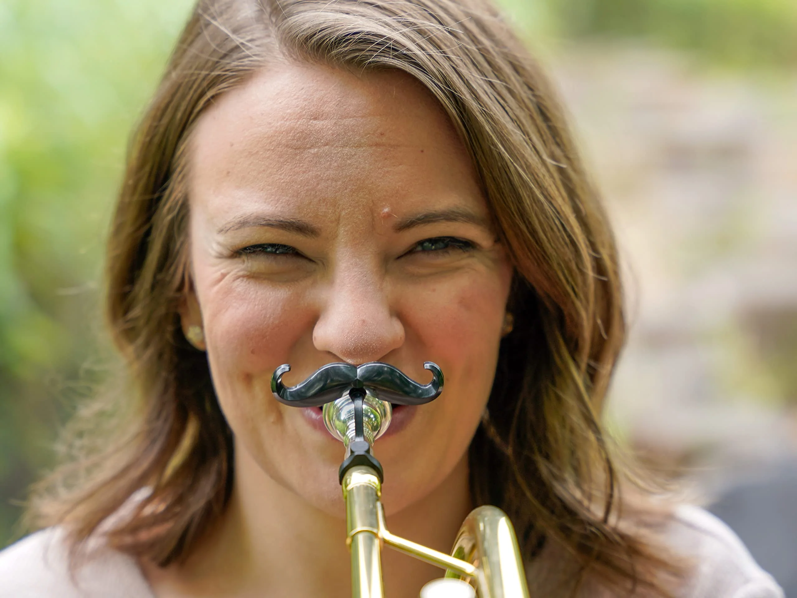 Brasstache - Clip-on Mustache for Brass Mouthpiece, Gift Accessory for Trumpet, Trombone, Tuba, French Horn, Baritone, Euphonium Players (Trumpet) - Image 4