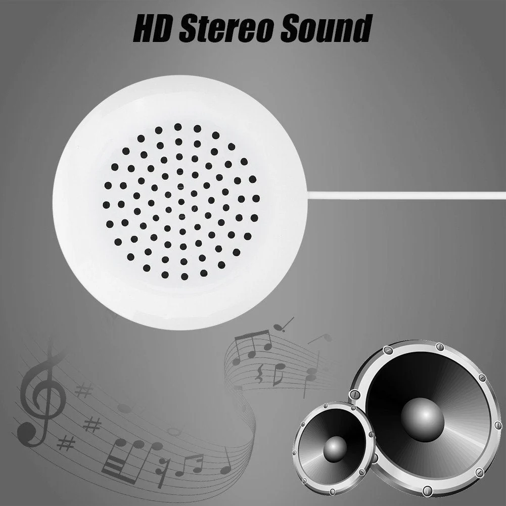Brrnoo 5pcs DIY Pillow Speaker, Under Pillow Speaker, Portable Personal Speaker, 3.5mm Mini Stereo Speaker for MP3 Phone Portable CD - Image 4
