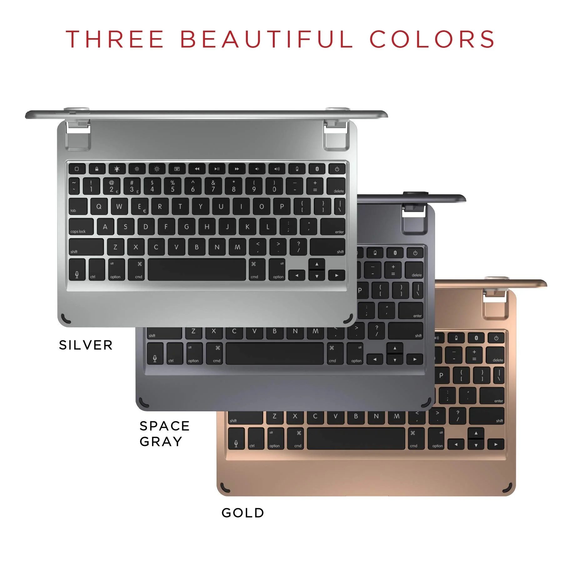 Brydge 10.5 Keyboard for iPad Air (2019) | Aluminum Bluetooth 4.2 Keyboard with Backlit Keys (Space Gray) Space Gray - Image 7