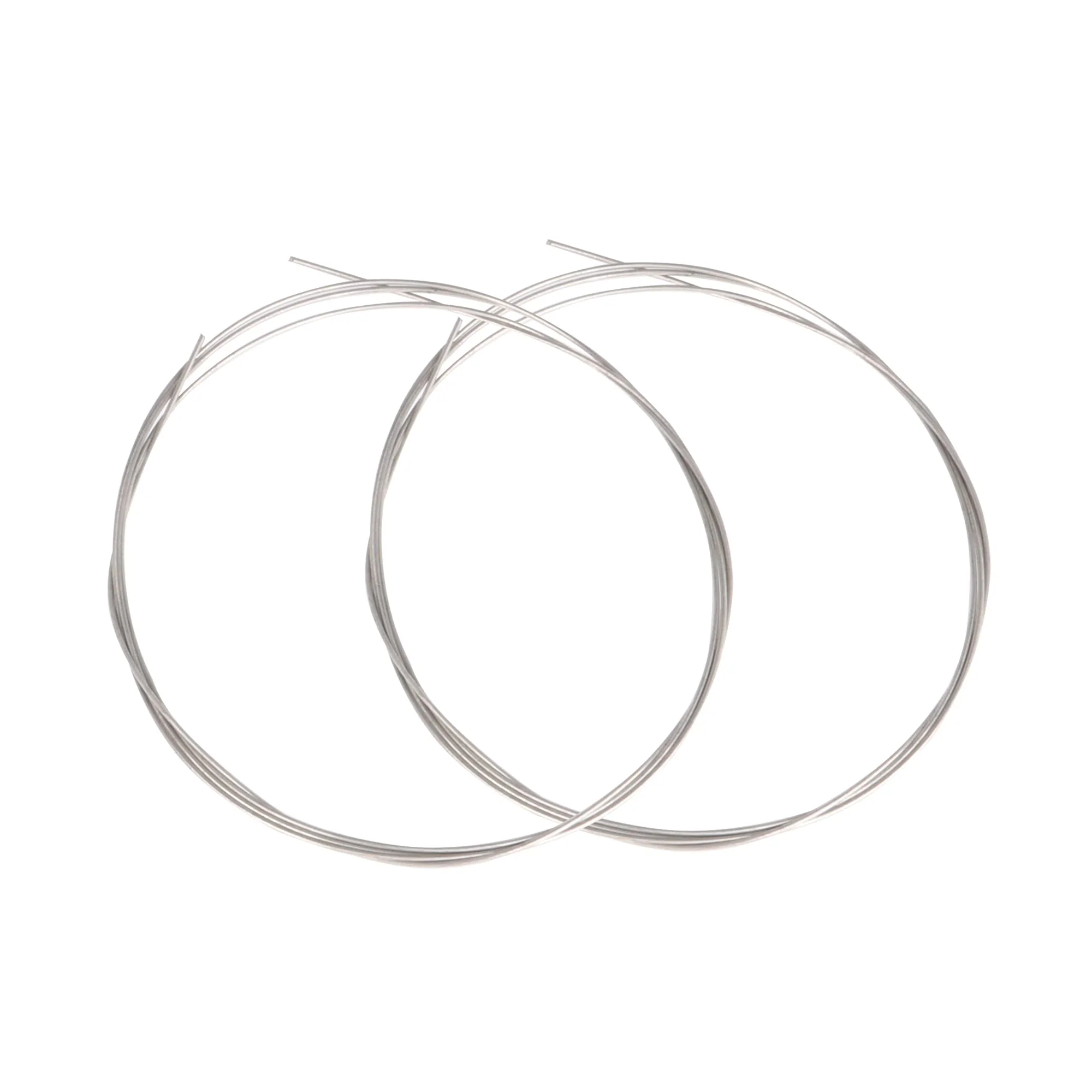 Bstinay 2PCS 1m 13# Steel Piano Music Wire for Replacement of Broken Strings Dia 0.775mm Silver
