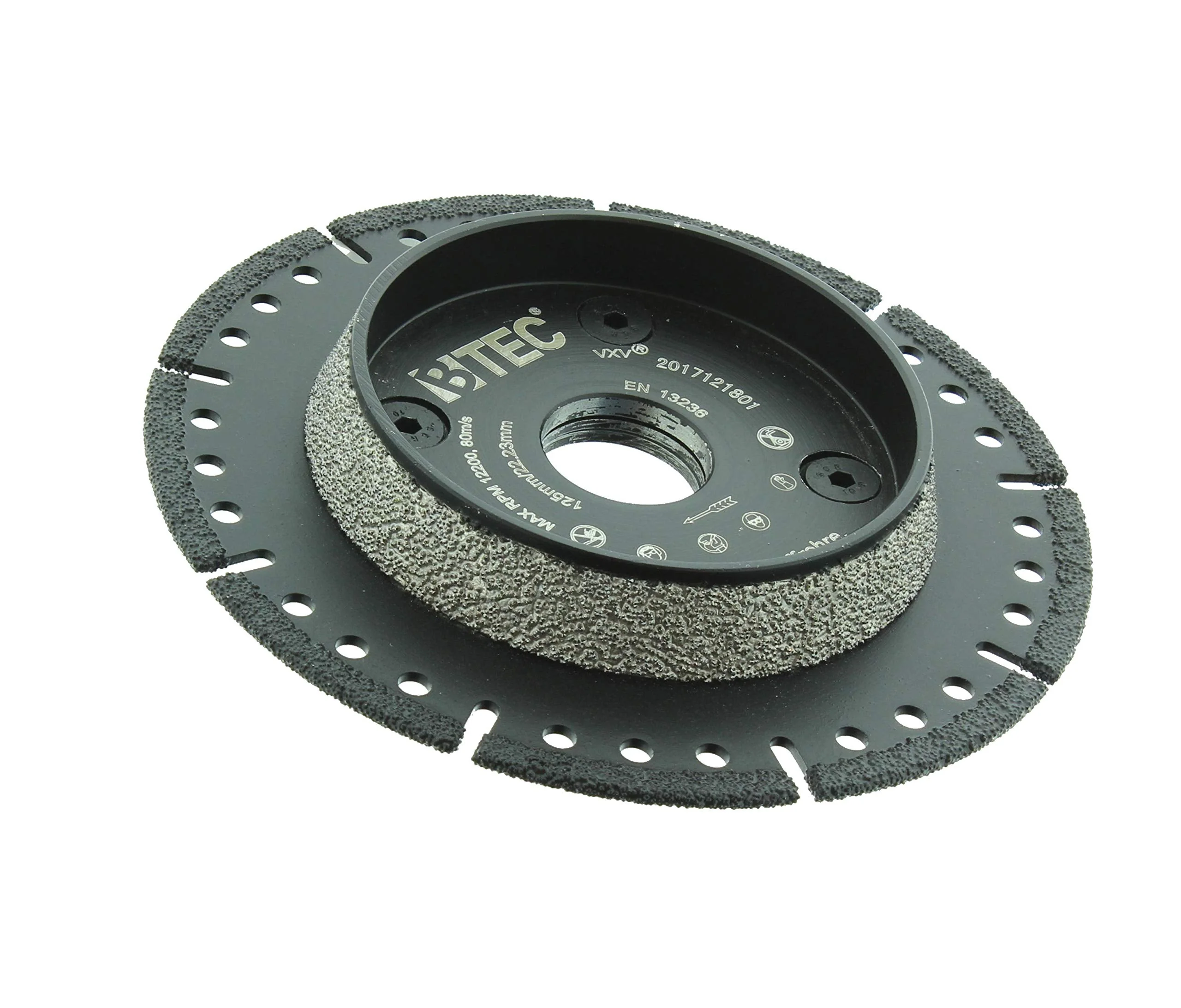 BTEC KG Pipe Cutting Disc Chamfering Disc 125 mm Cutting Disc for KG Pipe Flex Disc for KG Pipe Diamond Cutting Disc Pipecut KG Pipe PVC Pipe PP Pipe and Much More Cutting Disc 125 mm x 22.23 mm - Image 2