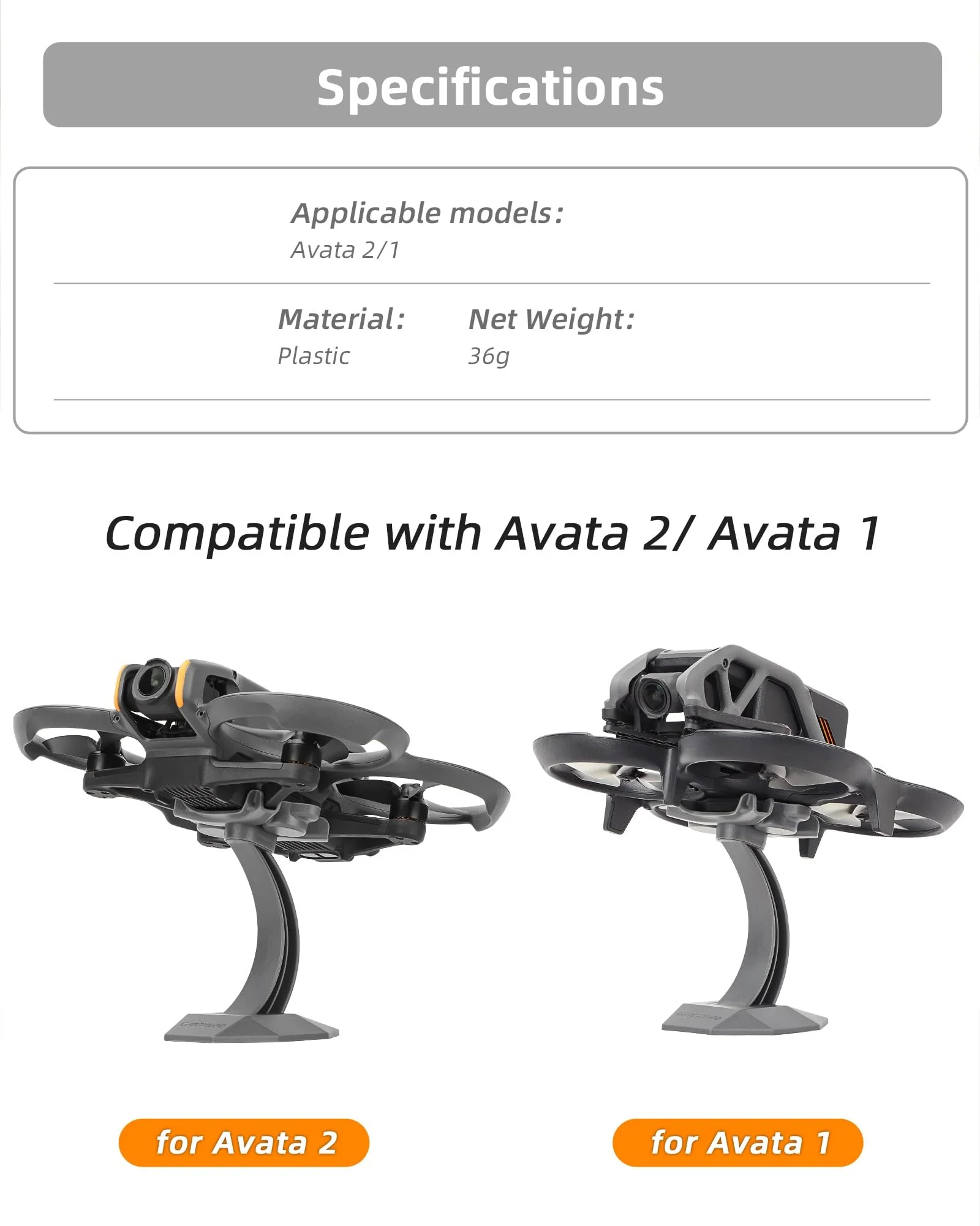 BTG Desktop Display Stand for DJI Avata 2/Avata Drone Accessories - Image 3