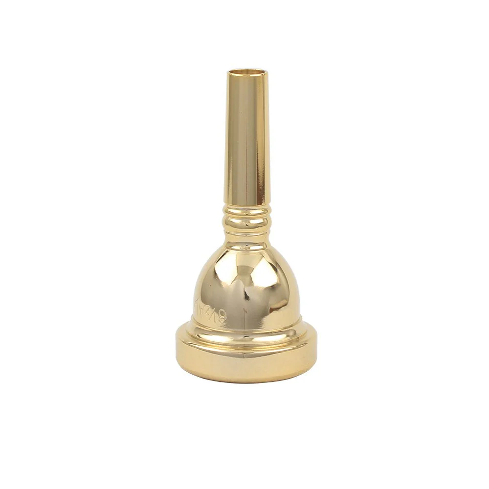 Btuty Alto Trombone Copper Mouthpiece Mouth Piece 6.5AL Trombone Mouthpiece (Gold) Gold