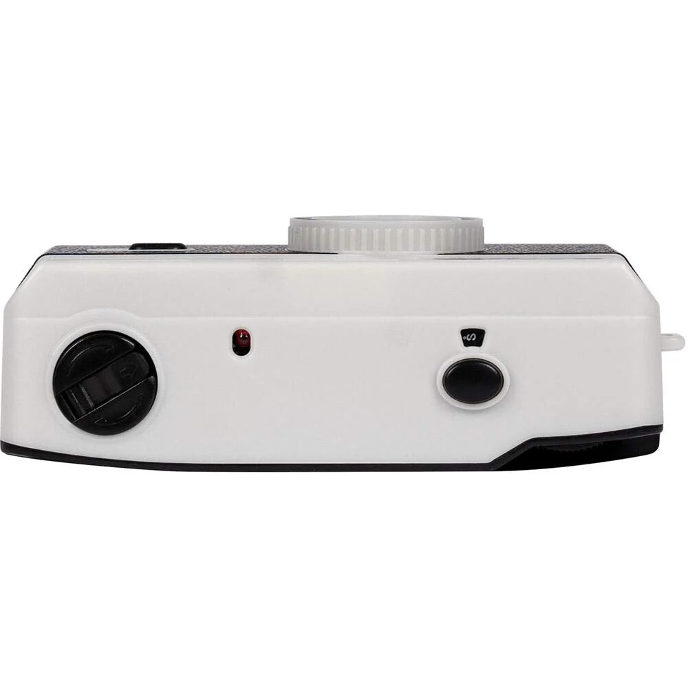Bundle of Ilford Sprite 35-II Reusable/Reloadable 35mm Analog Film Camera (Black and Silver) with Two Rolls of HP5 Film and Cloth - Image 4