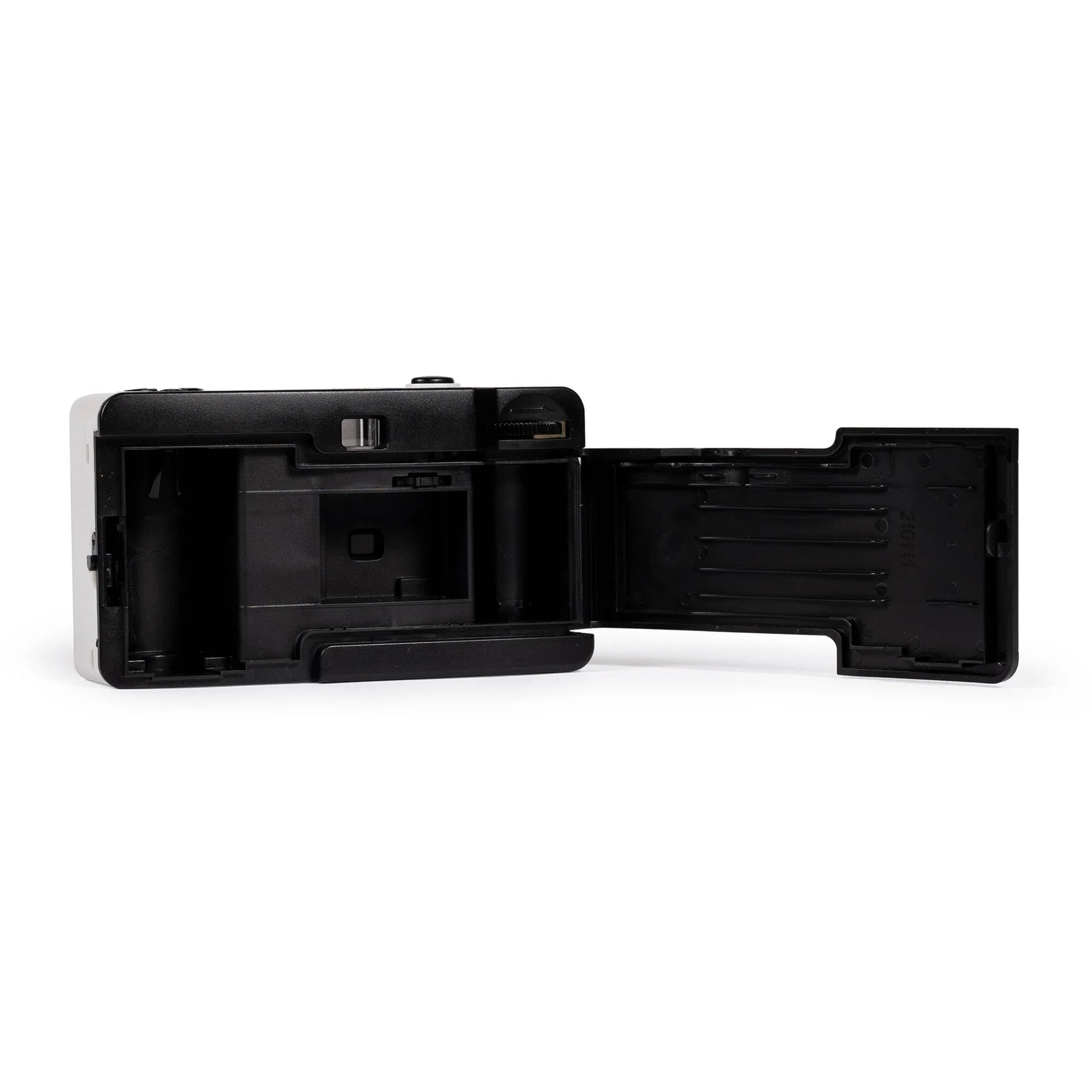 Bundle of Ilford Sprite 35-II Reusable/Reloadable 35mm Analog Film Camera (Black and Silver) with Two Rolls of HP5 Film and Cloth - Image 7