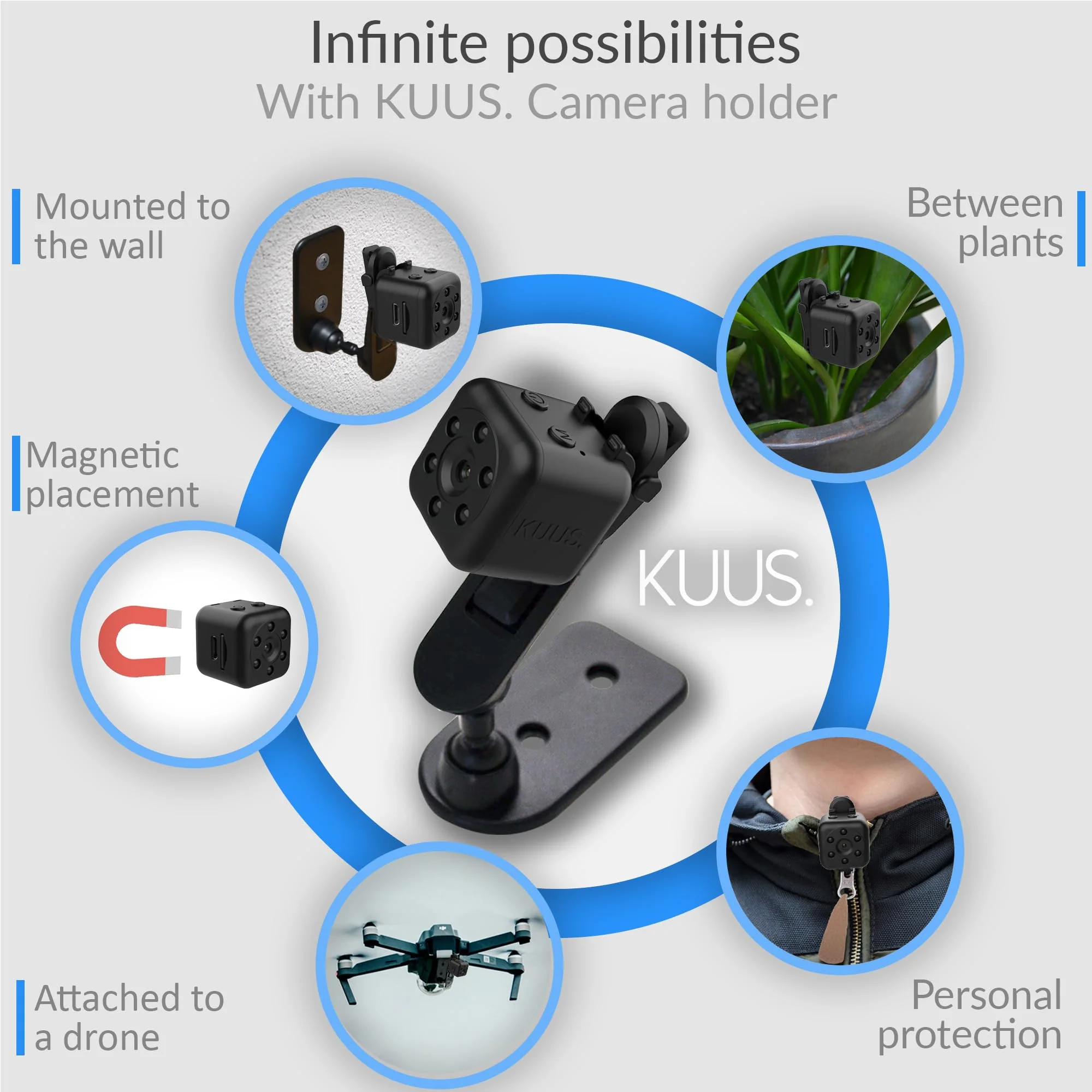 C1 Hidden Camera with audio/video. Mini Camera, Small Camera. Spy Hidden Cameras for Home Indoor Use. Spy Cam with Night Vision and Motion Detection | Only 0.9 inch! | includes 32GB TF card! | NO APP! - Image 5
