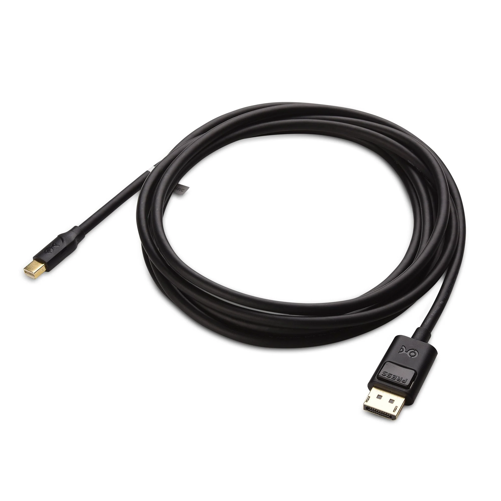 Cable Matters 4K Mini DisplayPort to DisplayPort Cable (DisplayPort to Mini DisplayPort) in Black 10 Feet - 4K 60Hz, 2K 144Hz Monitor Support - Image 2