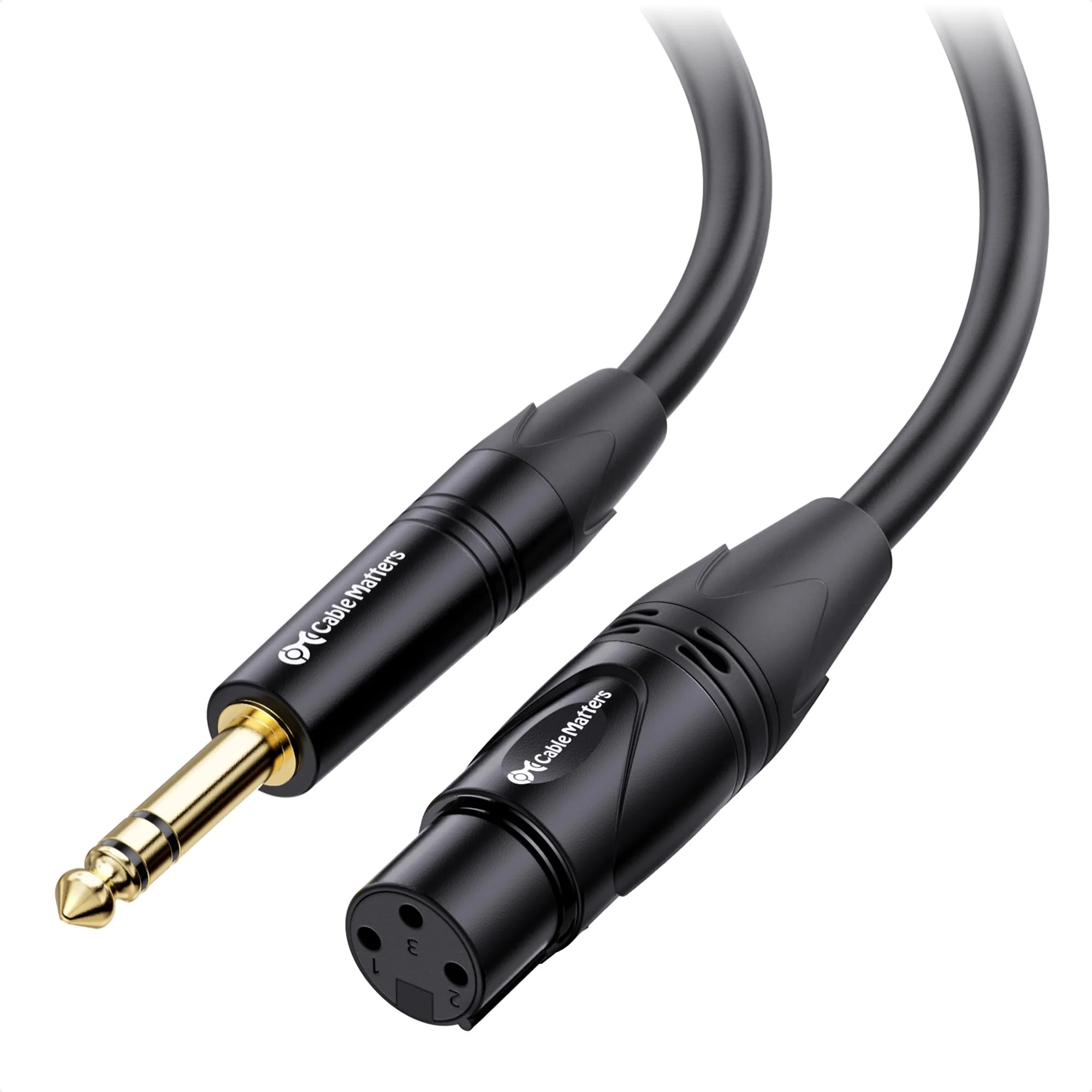 Cable Matters 6.35mm (1/4 Inch) TRS to XLR Cable - 25ft, Male to Female, XLR to 1/4 Cable 25 ft