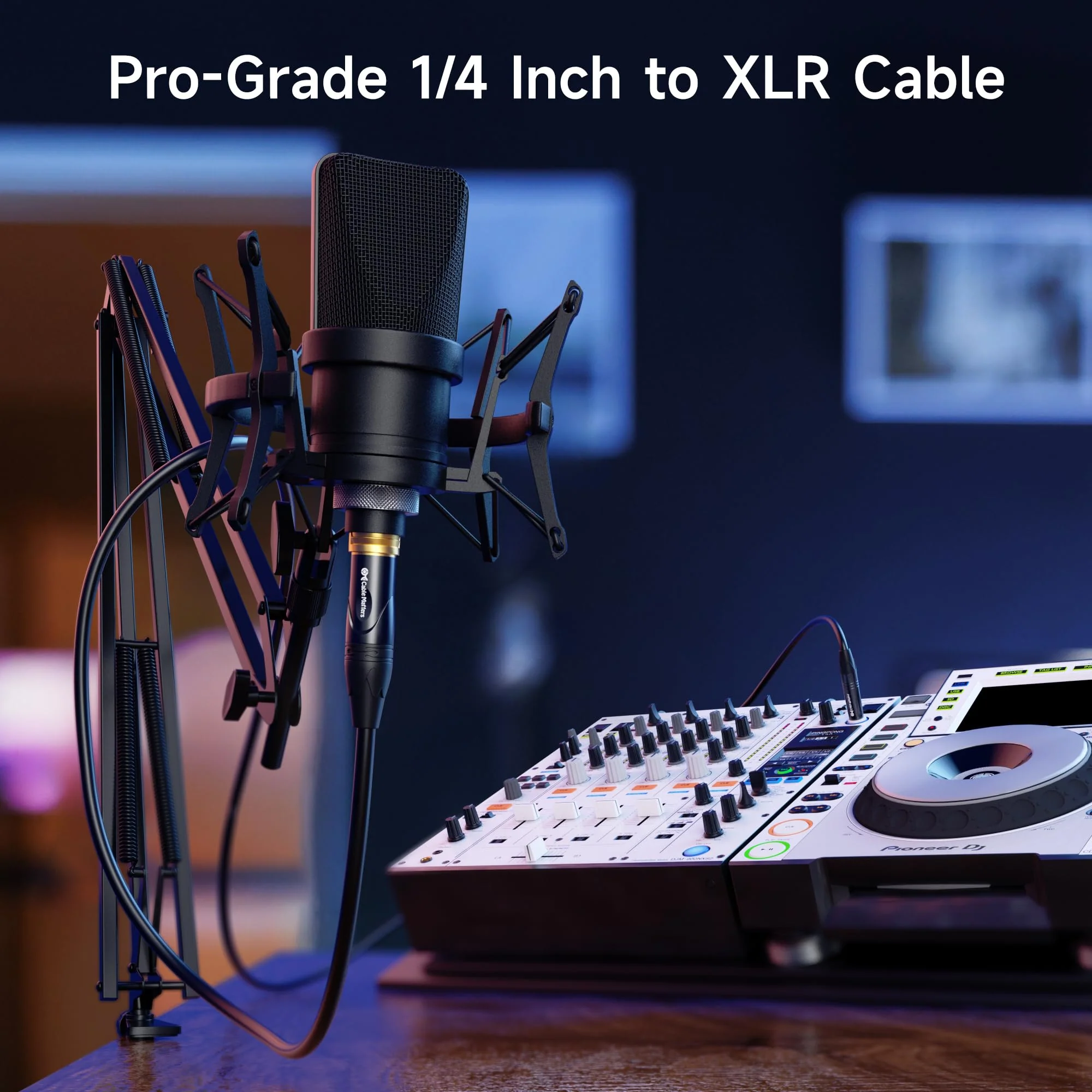Cable Matters 6.35mm (1/4 Inch) TRS to XLR Cable - 25ft, Male to Female, XLR to 1/4 Cable 25 ft - Image 3
