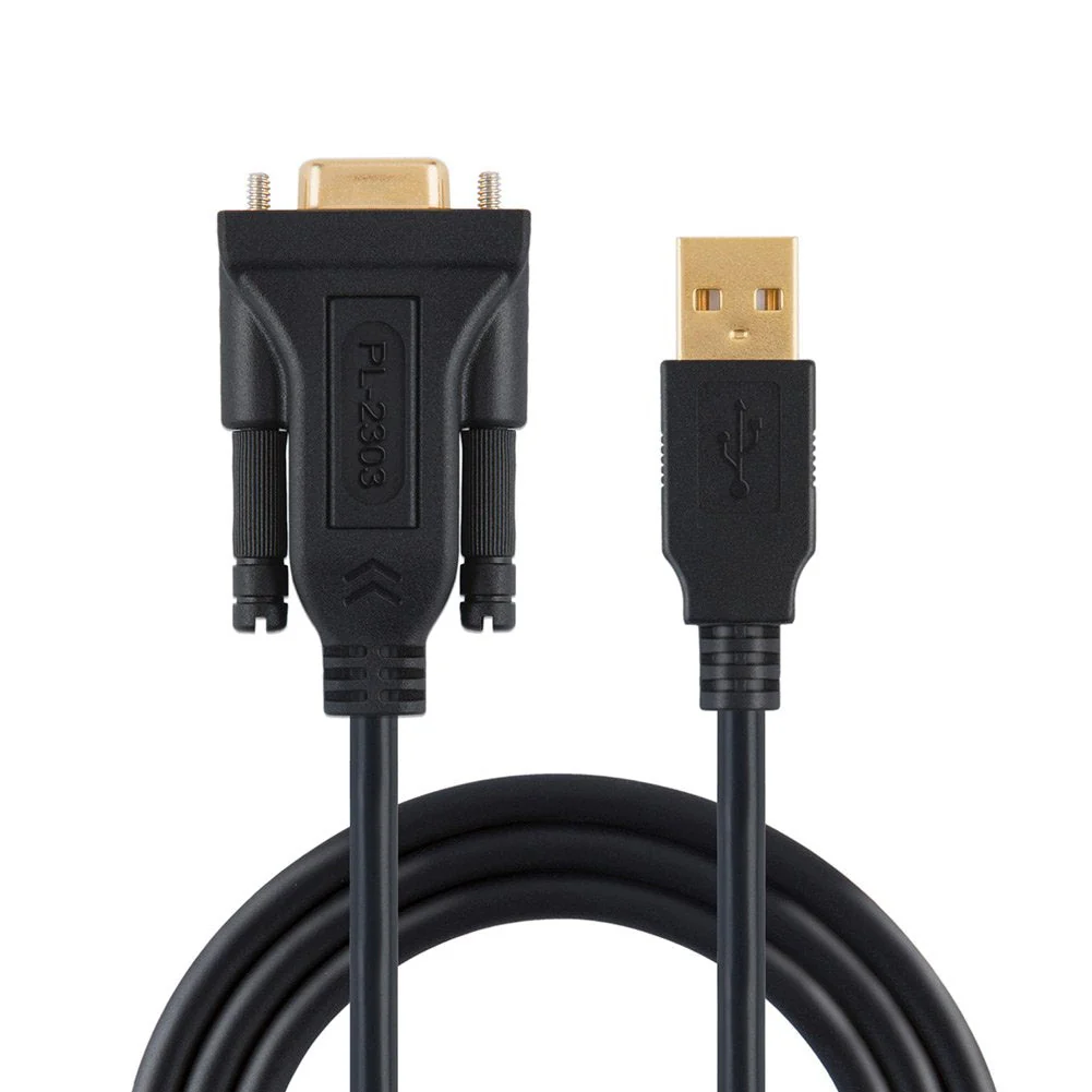 CableCreation USB to RS232 Adapter with PL2303 Chip 3.3 FT, USB 2.0 to RS232 Female DB9 Serial Converter Cable for Cashier Register, Modem, Scanner, Digital Cameras, CNC, 1M Black 3.3FT / 1M PL2303 Chipset - Image 9