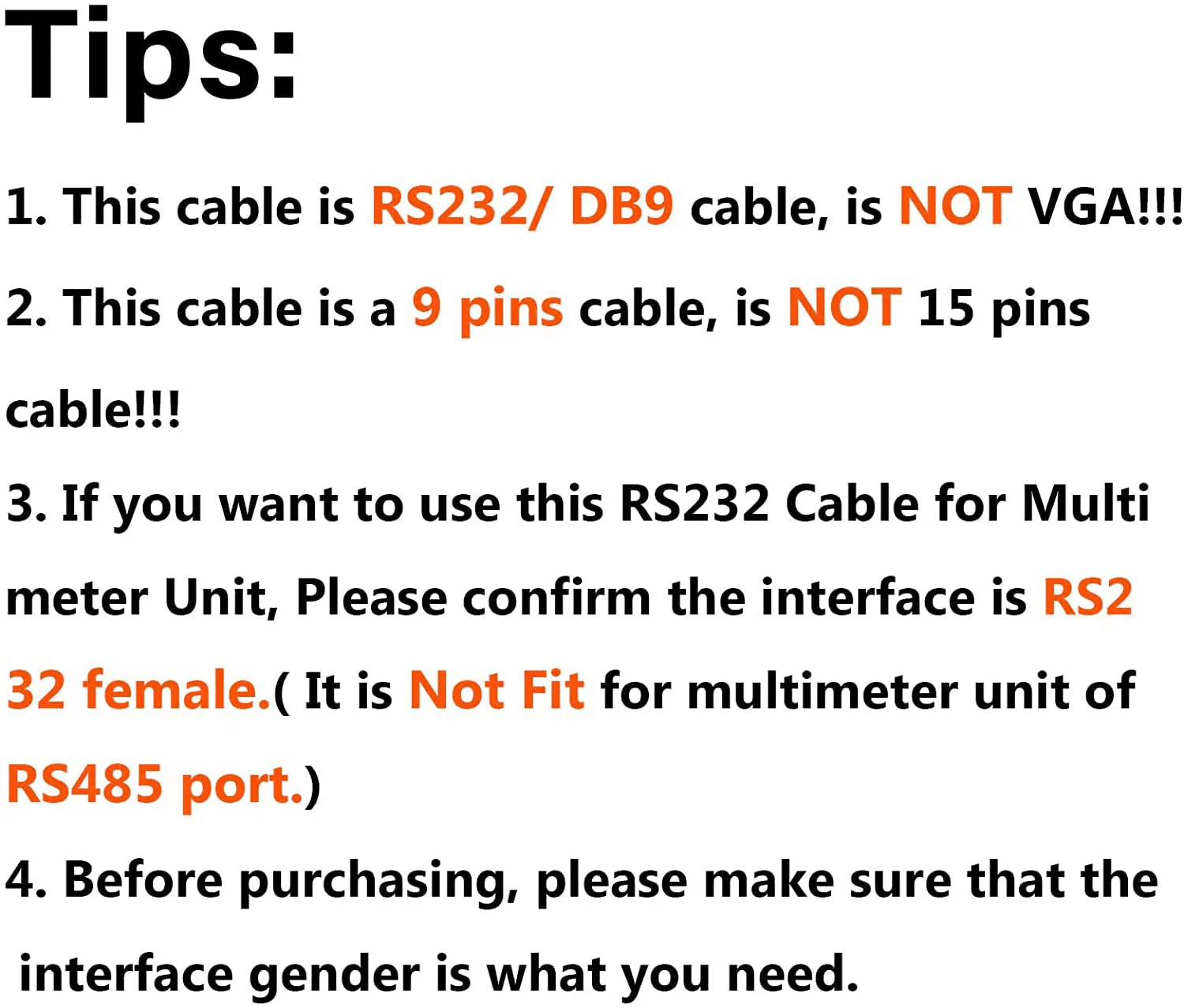 CableCreation USB to RS232 Serial Adapter with PL2303 Chipset, 10 FT USB to DB9 Pin Female Converter Cable for Cashier Register, Modem, Scanner, Digital Cameras,CNC etc, Black 10FT / 3M - Image 3