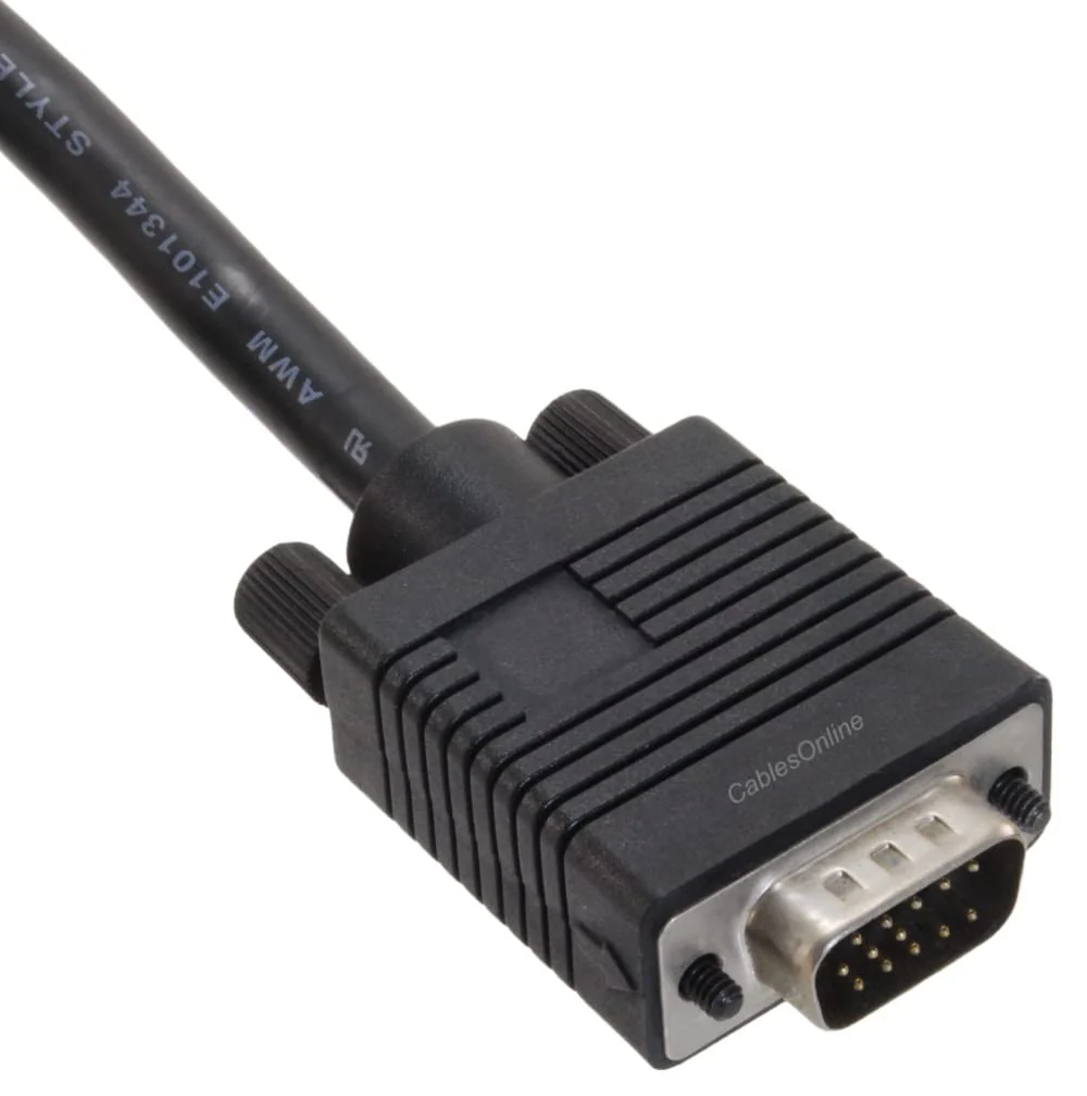 CablesOnline, 6ft 13W3 Male to SVGA (HD15) Male (SunMicro) Monitor Cable w/ 12 Dip Switches, W3-606 - Image 4
