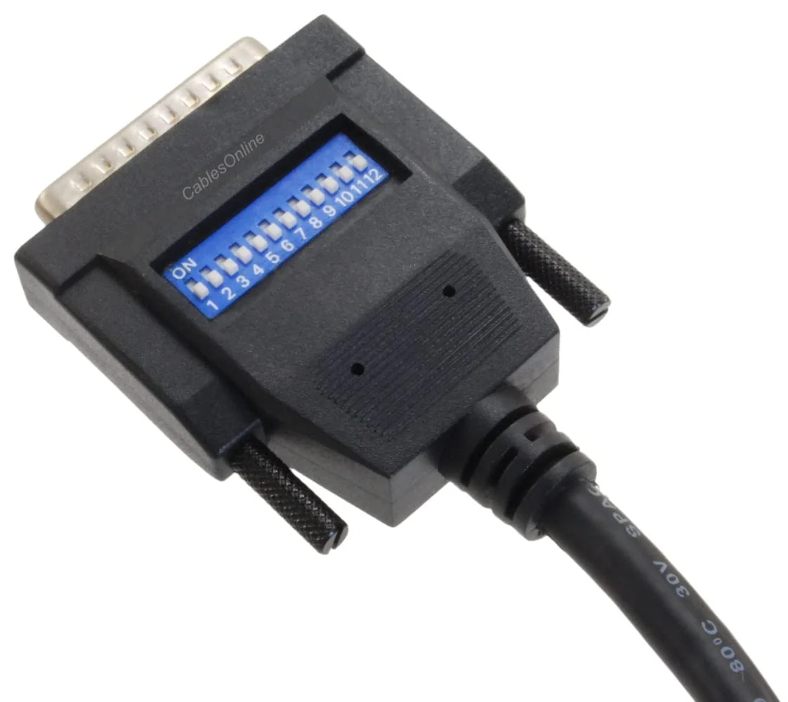 CablesOnline, 6ft 13W3 Male to SVGA (HD15) Male (SunMicro) Monitor Cable w/ 12 Dip Switches, W3-606 - Image 6