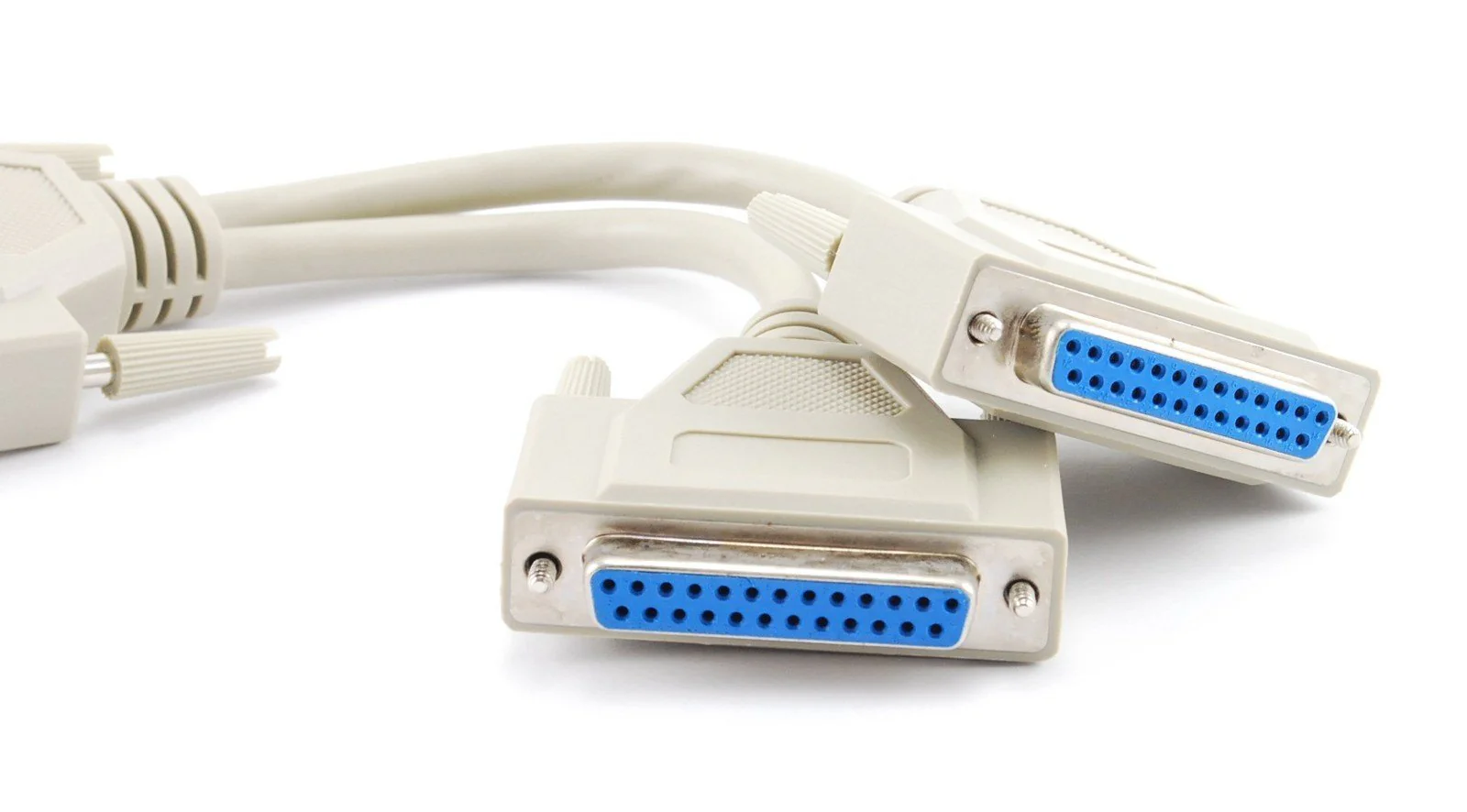 CablesOnline 8 inch DB25 Parallel Male/Dual Female Y-Splitter Printer Cable (YS-005) - Image 3
