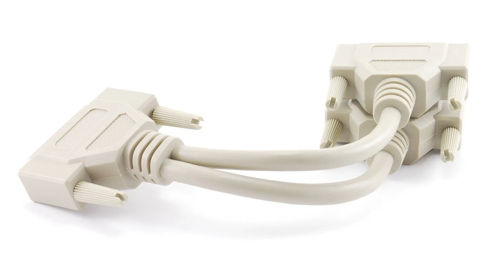 CablesOnline 8 inch DB25 Parallel Male/Dual Female Y-Splitter Printer Cable (YS-005) - Image 5