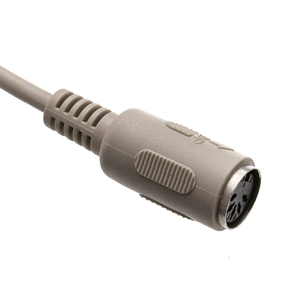 CableWholesale at Keyboard Extension Cable, Din5 Male to Din5 Female, 5 Conductor, Straight, 6 Foot, Keyboard Extension Cable Din 6' - Image 2