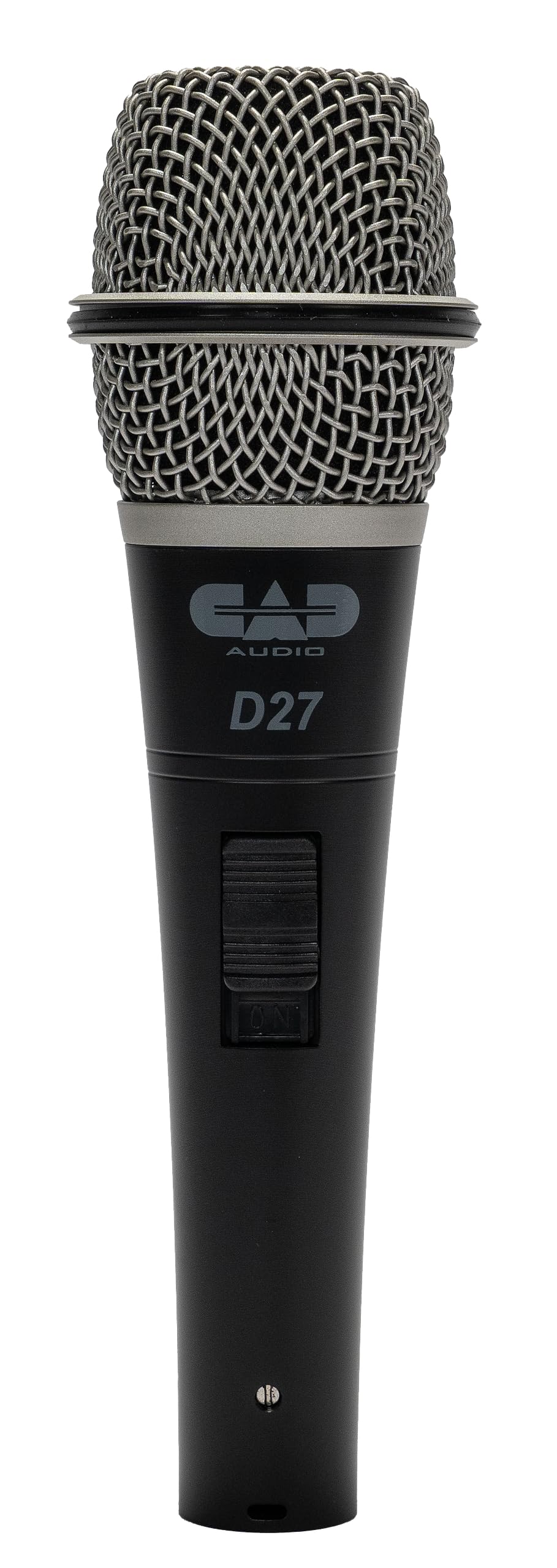 CAD Audio D27 Supercardioid Handheld Dynamic Microphone – QuietTouch On/Off Switch, Neodymium Capsule, Metal Construction