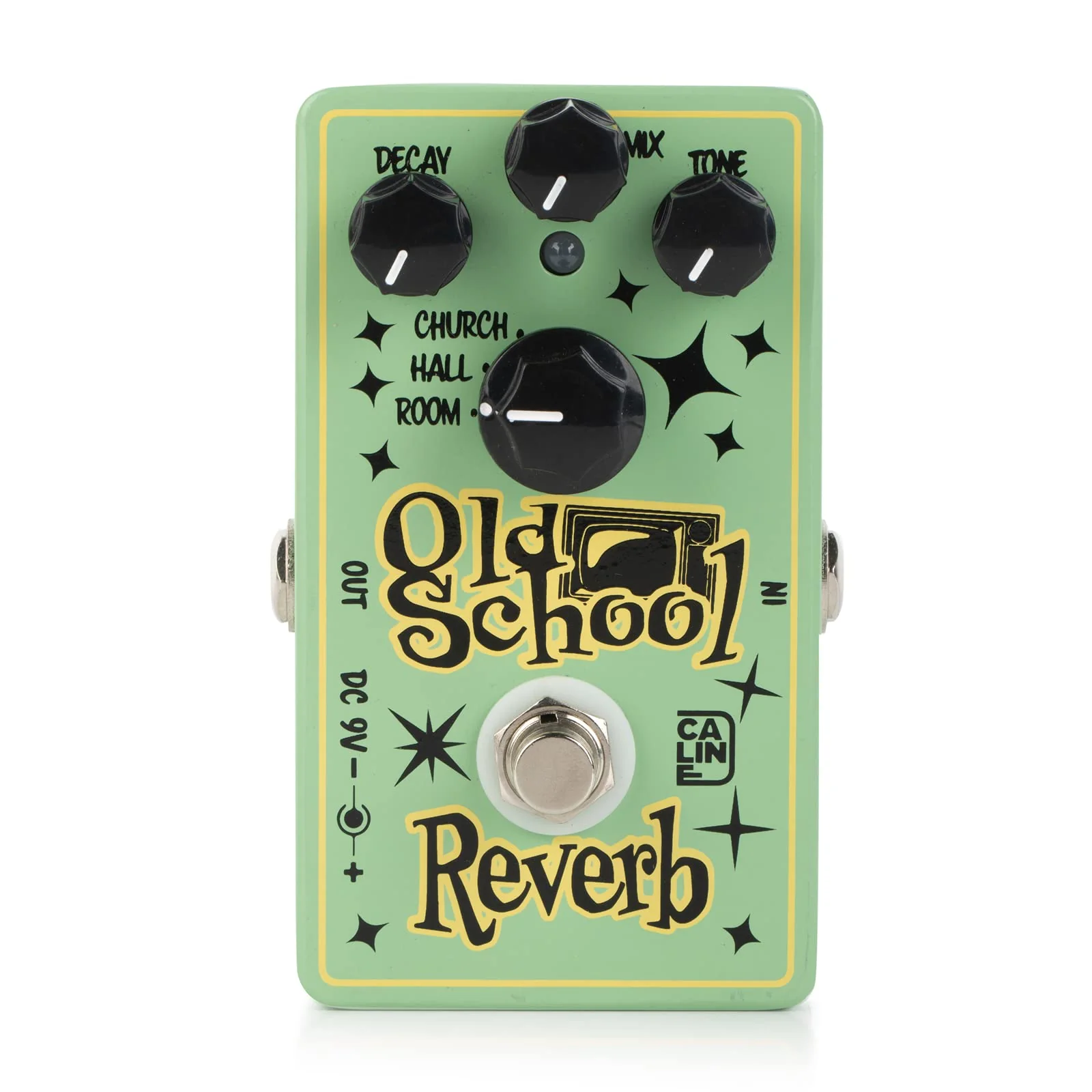Caline CP-512 Old School Digital Reverb Guitar Effects Pedal (Room, Hall, Church) Aluminum Alloy Casing