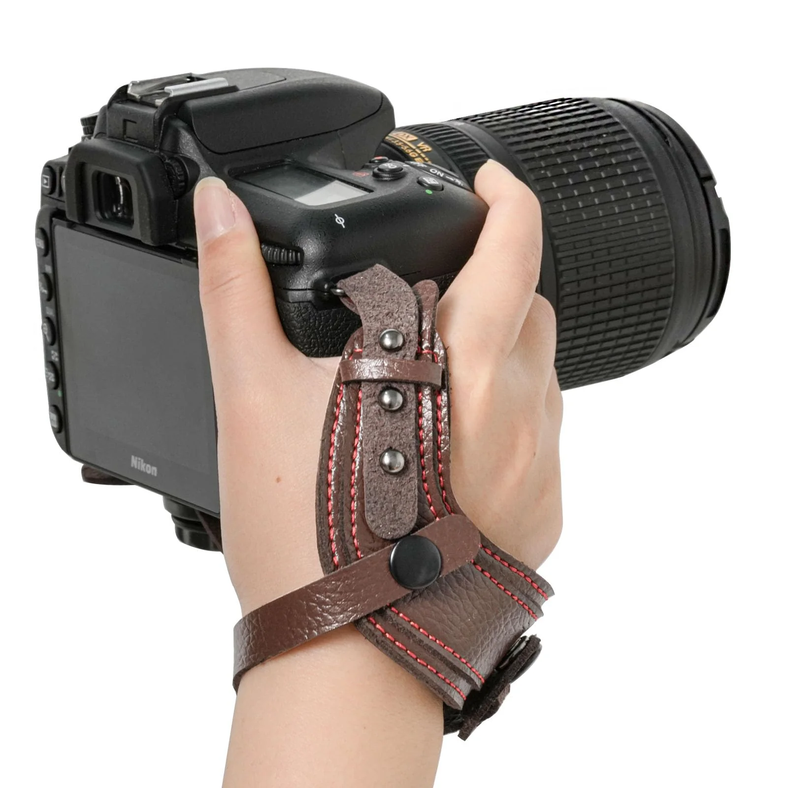Camera Hand Strap, Secure Padded Camera Holder Wrist Strap for Canon Nikon Sony Fujifilm Olympus DSLR and Mirrorless, Camera wrist strap, Photographer Gifts.