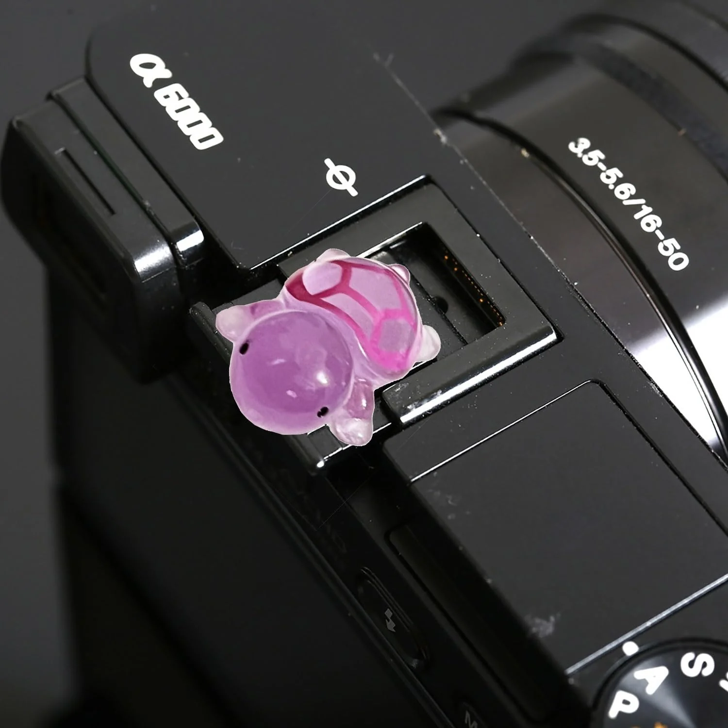 Camera Hot Shoe Cover, Cute Hot Shoe Cap, Hot Shoe Protector Compatible with Sony Fujifilm Fuji Canon Nikon Pentax Leical Panasonic (Blue & Purple Tortoise) Blue & Purple Tortoise - Image 4