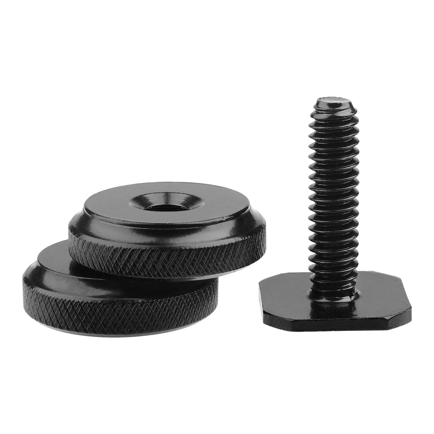 Camera Hot Shoe Mount to 1/4"-20 Tripod Screw Adapter Flash Shoe Mount for DSLR Camera Rig (Pack of 2) - Image 3