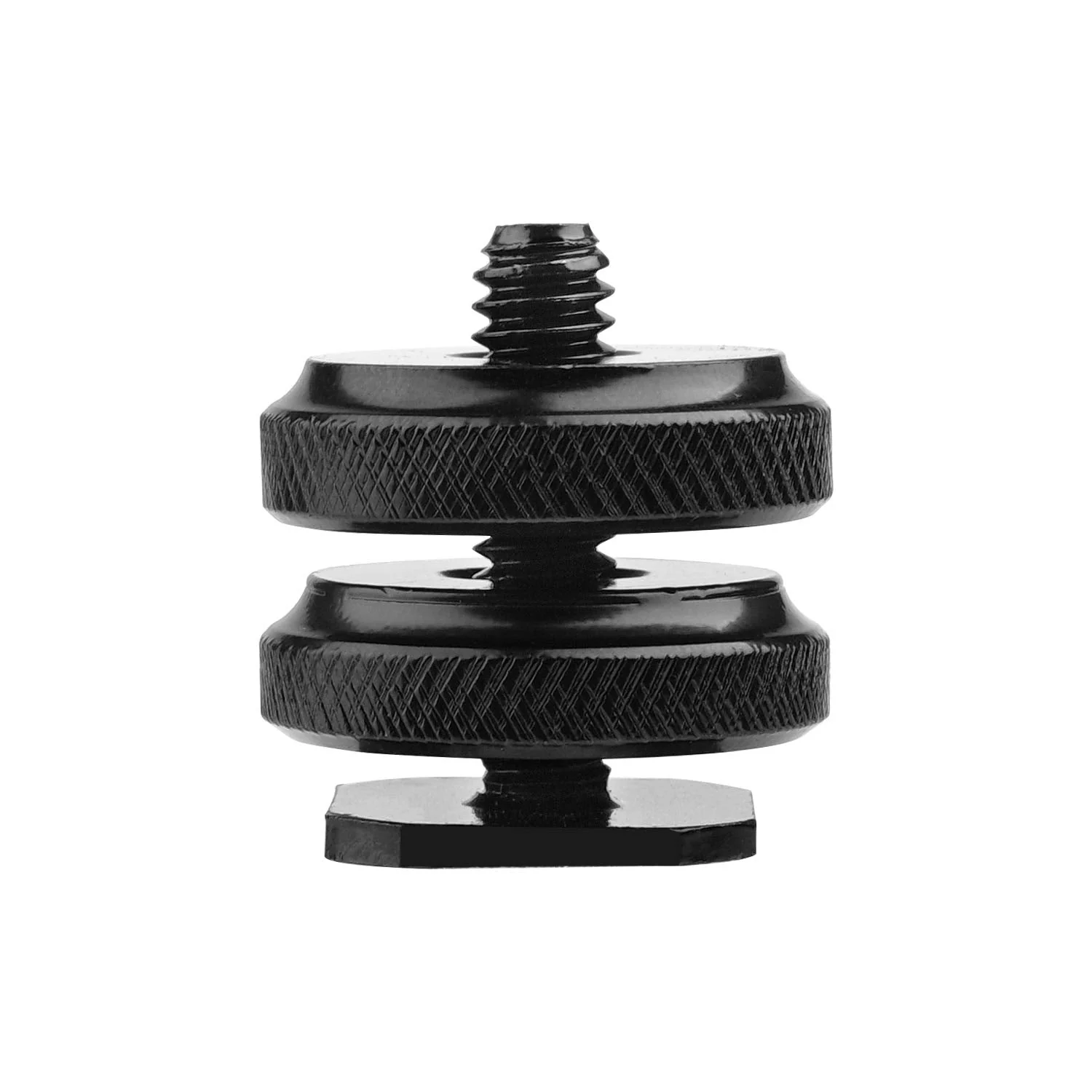 Camera Hot Shoe Mount to 1/4"-20 Tripod Screw Adapter Flash Shoe Mount for DSLR Camera Rig (Pack of 2) - Image 4