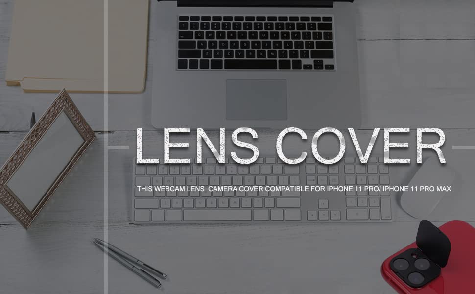 Camera Lens Cover Compatible for iPhone 11 Pro/iPhone 11 Pro Max, Camera Lens Protector Protect Your Privacy and Security,Strong Adhesive,2 Pack - Image 4