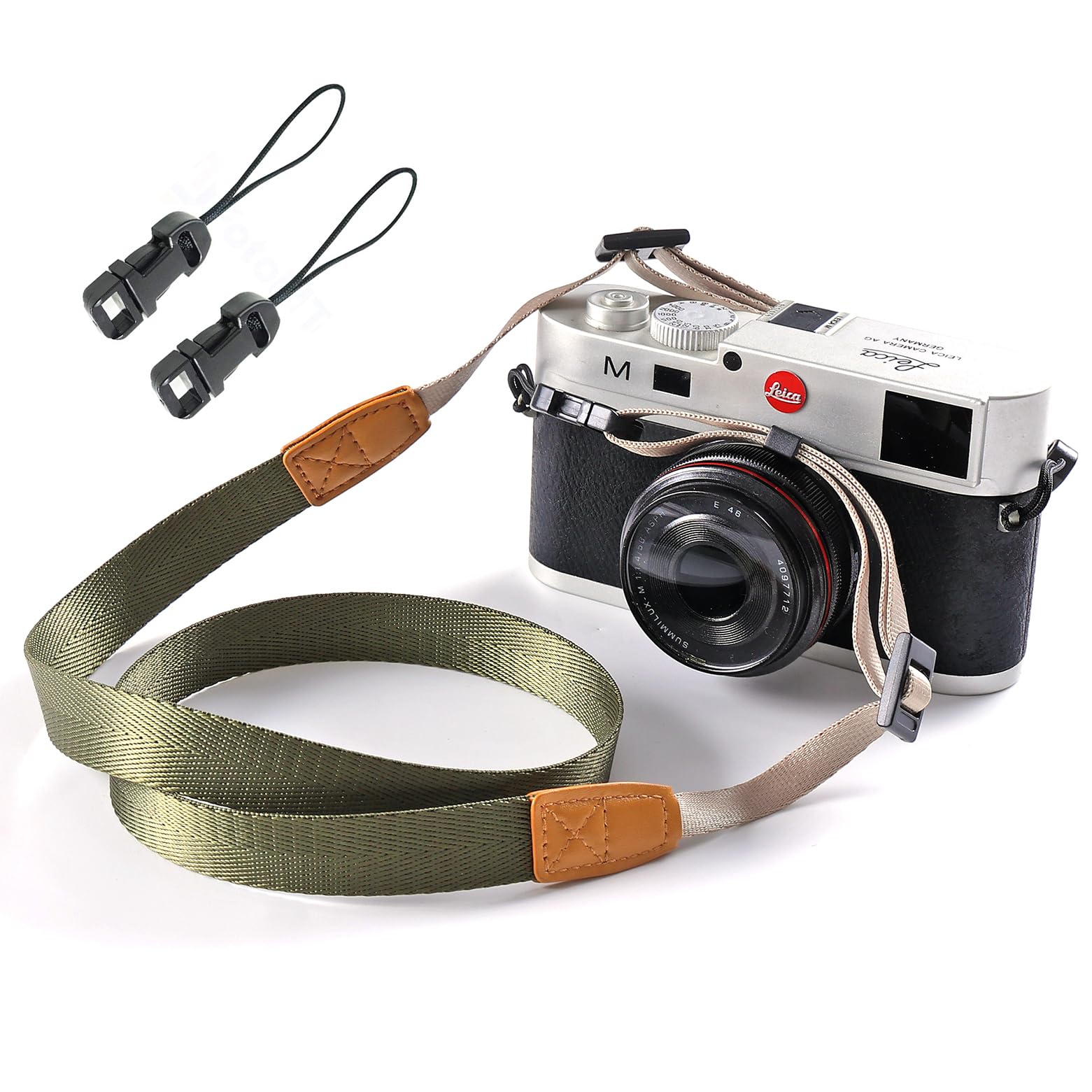 Camera Strap Camera Neck Strap with Quick-release Buckles for Mirrorless Camera.(Army Green) Army Green