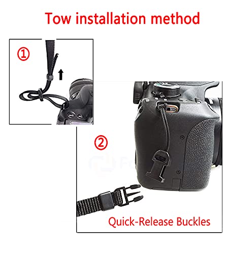 Camera Strap Camera Neck Strap with Quick-release Buckles for Mirrorless Camera.(Army Green) Army Green - Image 5