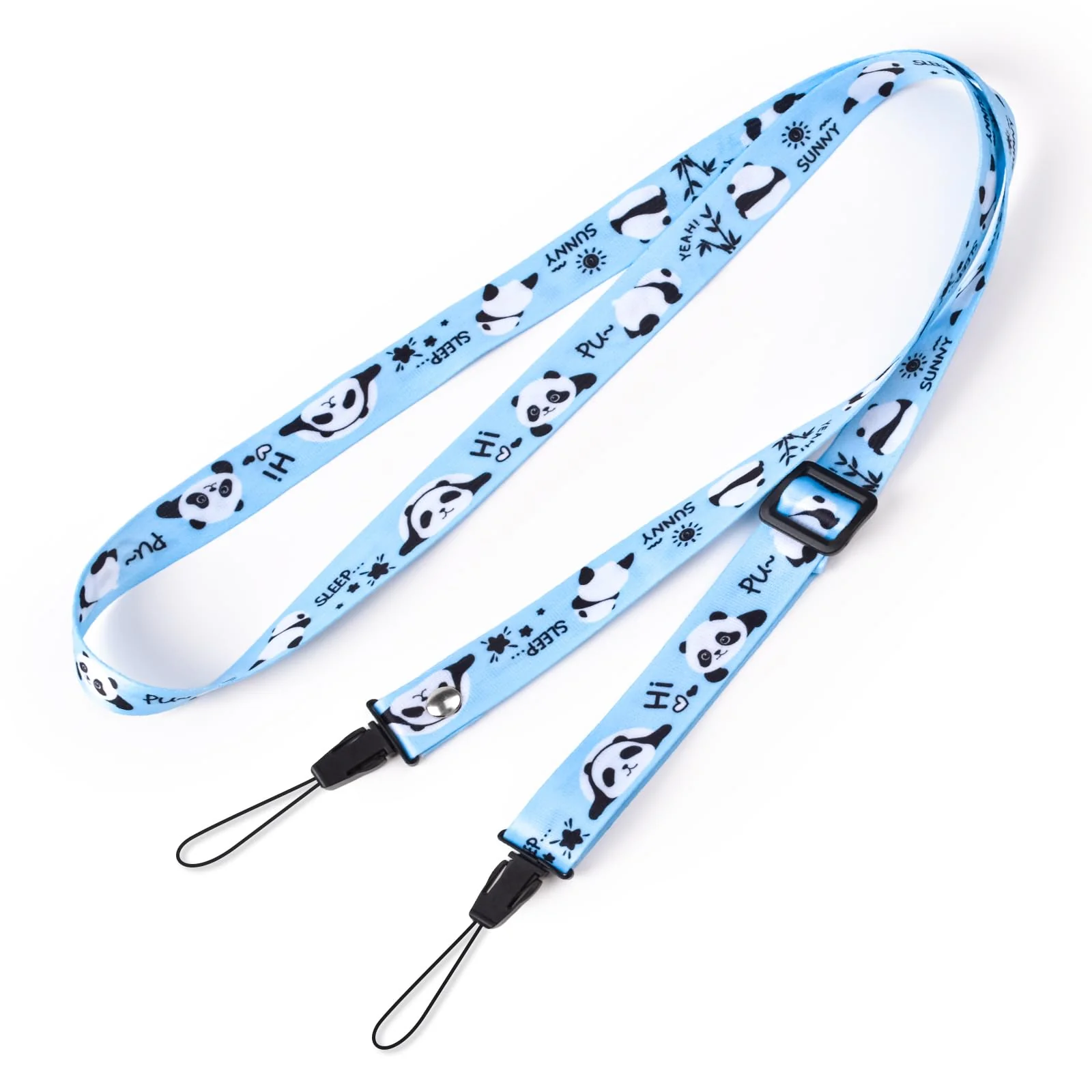 Camera Strap for Kids,Camera Lanyard Neck Strap Kids,Children Camera Strap for Fujifilm mini Camera - Blue Blue Panda