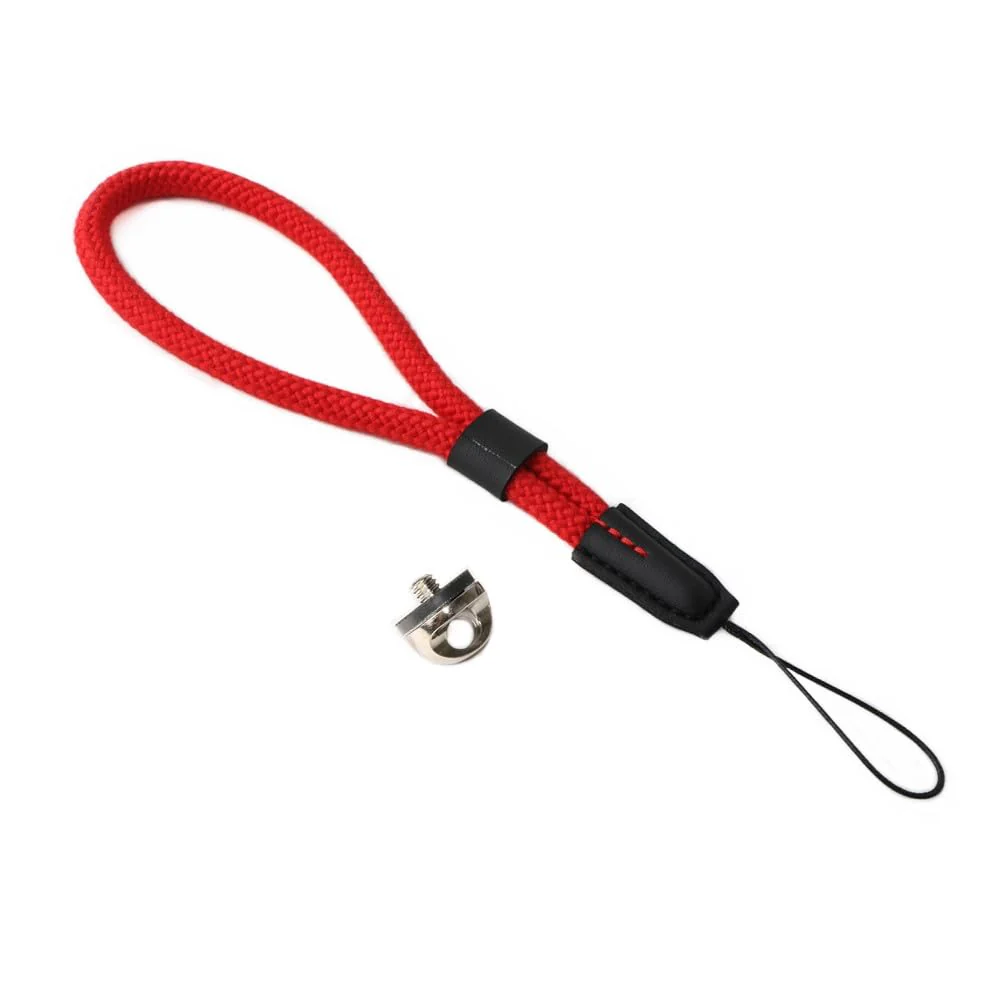 Camera Wrist Hand Strap Soft Cotton Lanyard String Rope compatible for Sony A6700 A6600 A6500 A6400 A6300 A6100 A6000 Small Light Mirrorless Cameras Cellphone - Red - Image 8