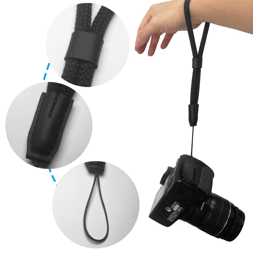 Camera Wrist Strap Hand Strap Layard for Mirrorless Camera Point and Shoot Cameras Instant Film Camera with Small Attached Hole - Image 4