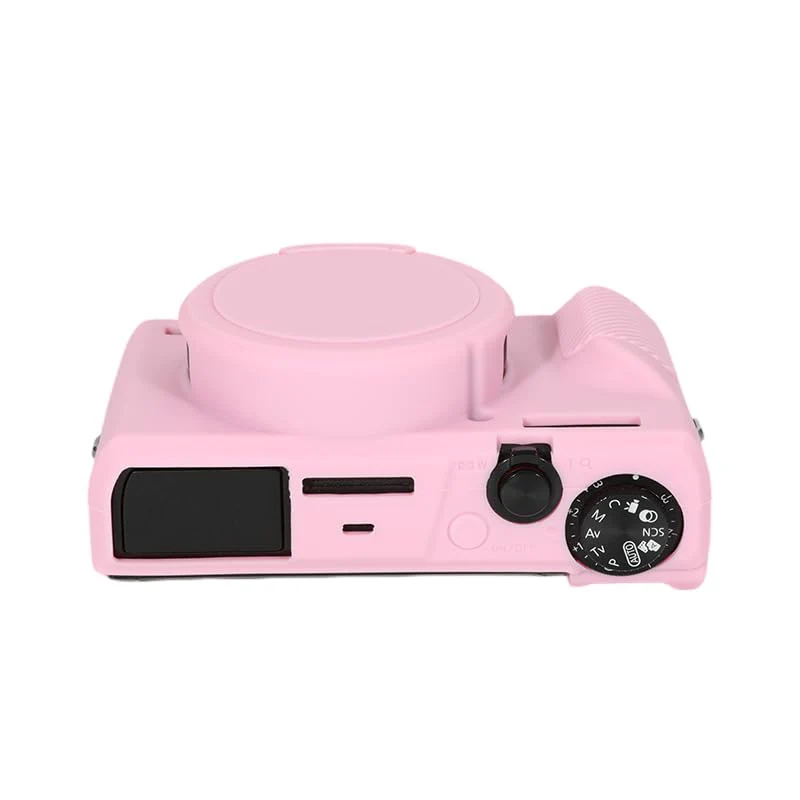 Canboc Case for Canon PowerShot G7X Mark III Digital Camera, G7X Mark III Soft Silicone Cover with Detachable Lens Cover, Pink (Case Only) - Image 4