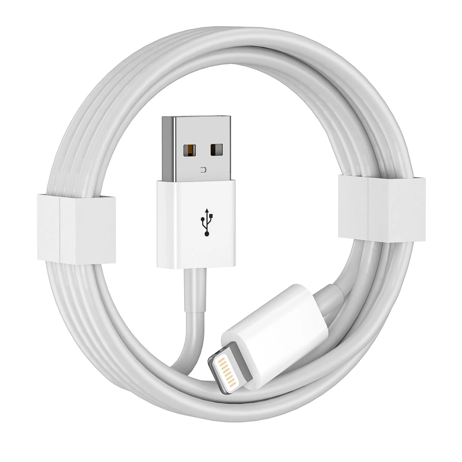 Car Apple Carplay Cable, 3FT Car Charger Cord, USB A to Lightning Cable Compatible for iPhone 14 13 12 11 Pro Max XR XS X 8 7 6 Plus SE iPad Charger Car Charging Cable White