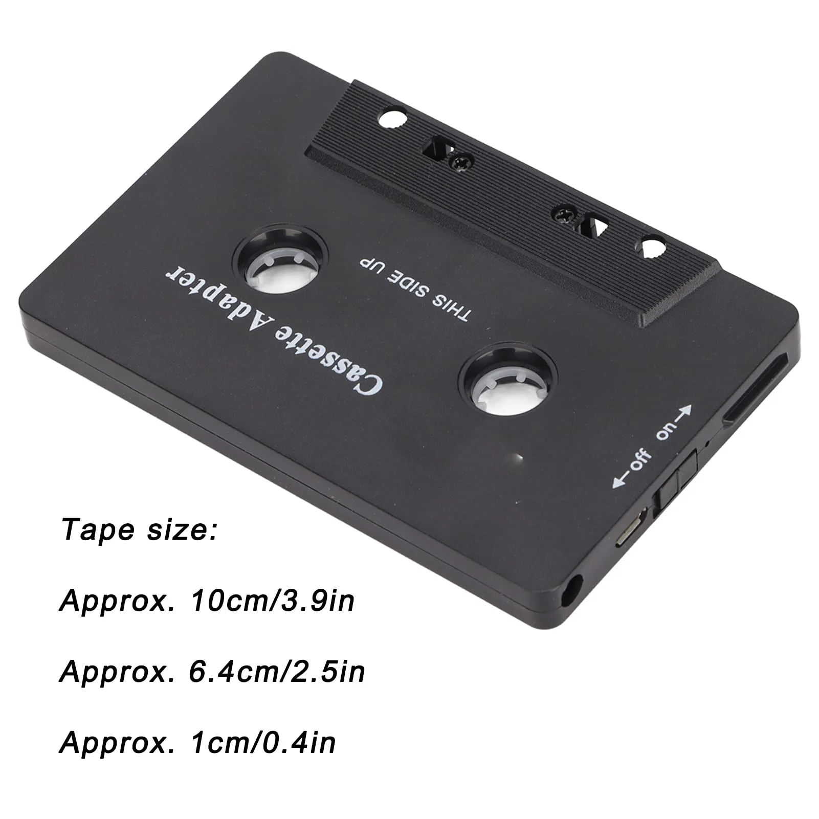 Car Audio Bluetooth Cassette to Aux Receiver, Noise Reduction Bluetooth Cassette Adapter, Fast , for Mobile Phone, Tablet, MP3 Player, Car Stereo - Image 3