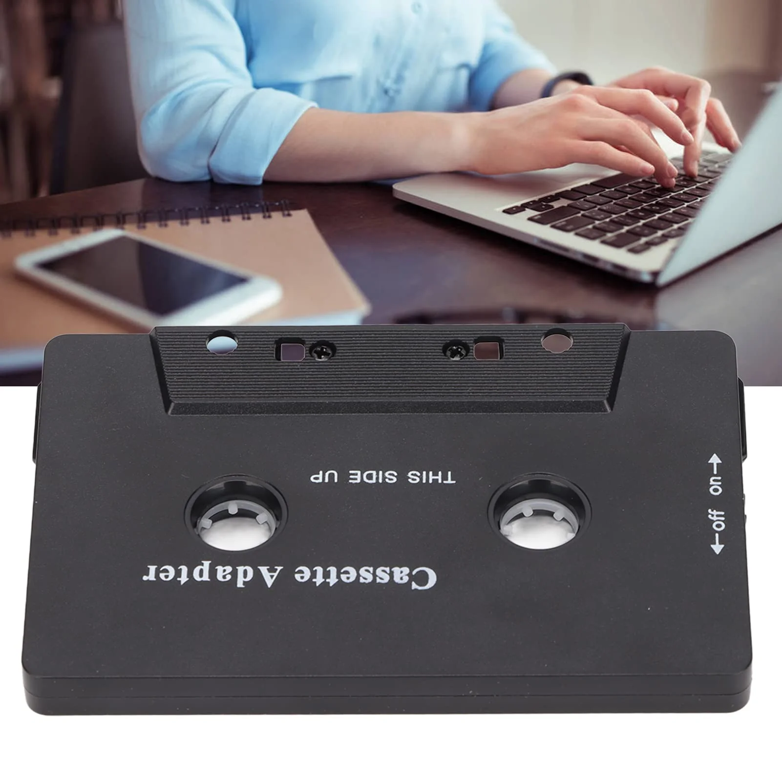 Car Audio Bluetooth Cassette to Aux Receiver, Noise Reduction Bluetooth Cassette Adapter, Fast , for Mobile Phone, Tablet, MP3 Player, Car Stereo - Image 5