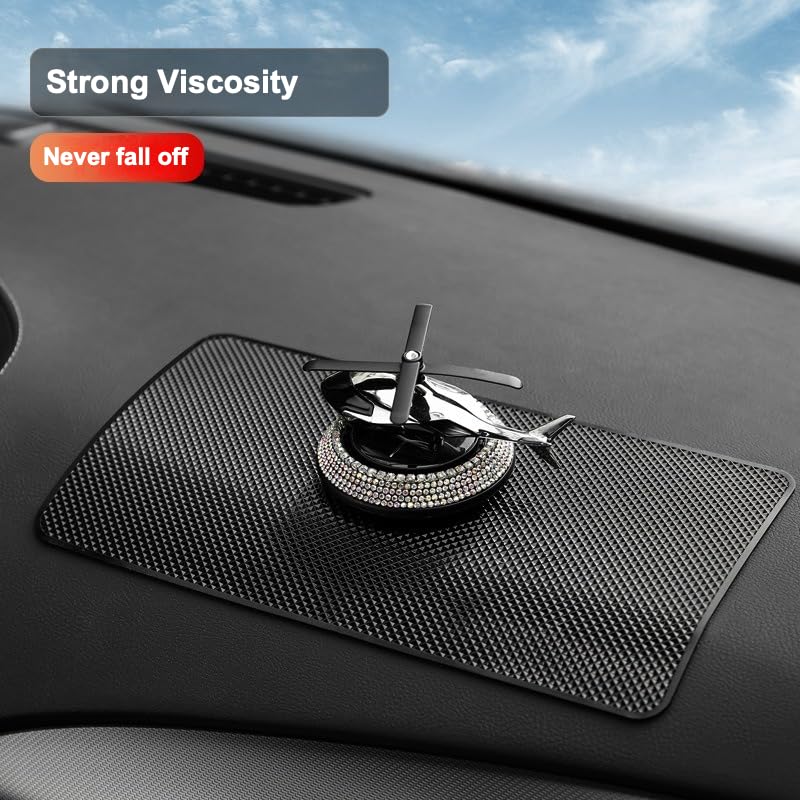Car Dashboard Anti-Slip Mat, 10.6”x 5.9” Anti-Slip Sticky Pad for Car Dashboard, Non-Slip Mat for Phones, Sunglasses, Electronics & Accessories – Reusable Sticky Dash Fix, Heat-Resistant, No Residue - Image 4