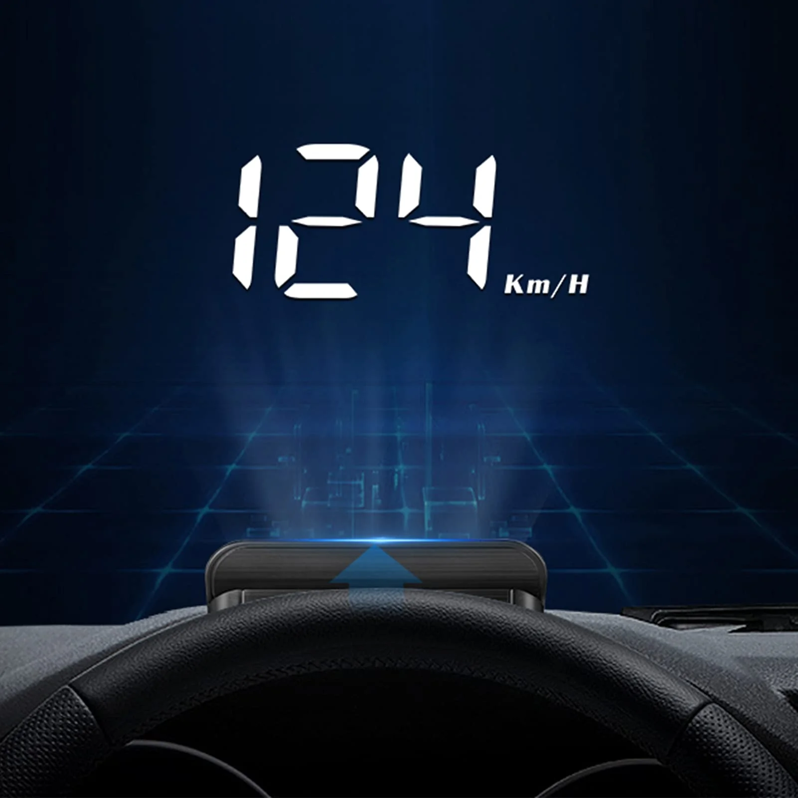 Car Head Up Display, HUD Display Windshield Projector Multi‑Function Gauge Warning Alarm Fatigue Driving Reminder - Image 4