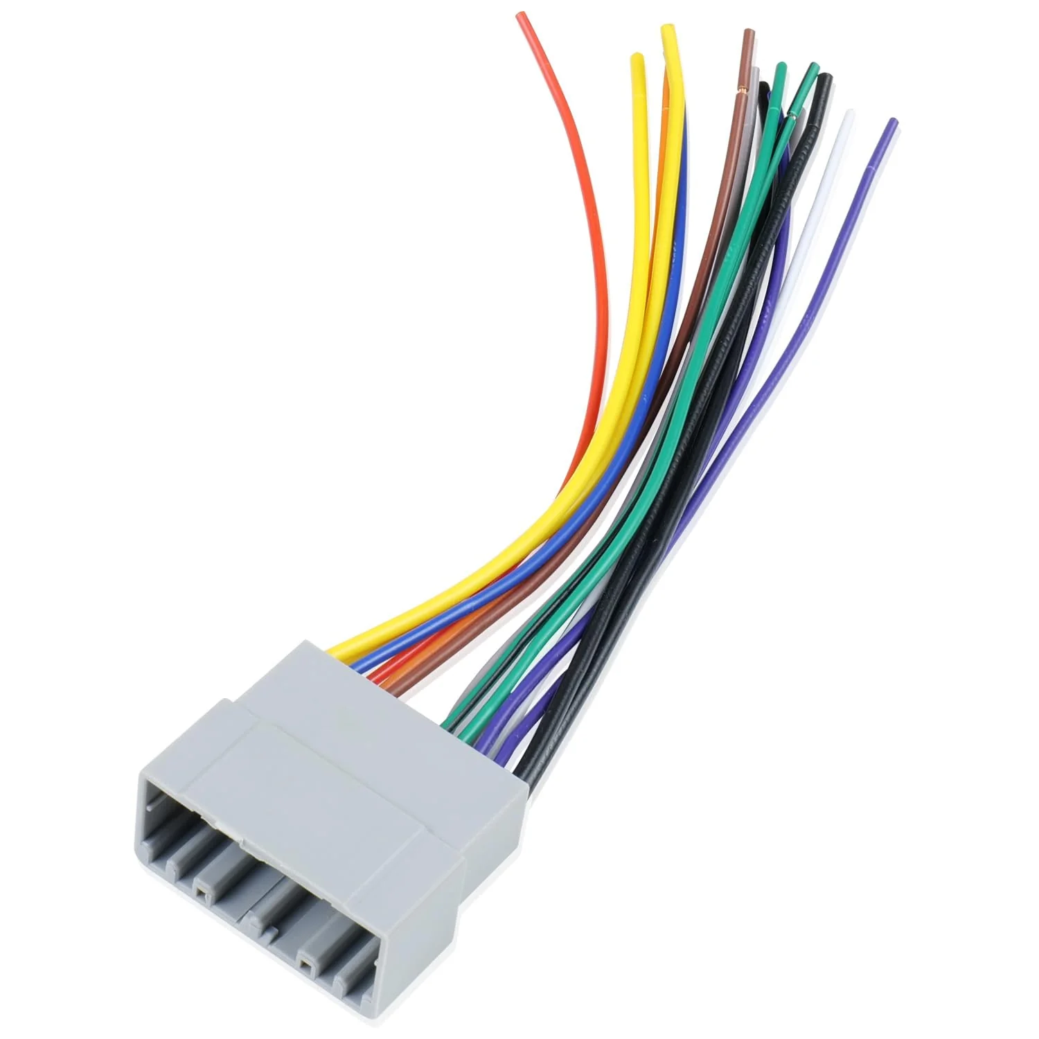 Car Radio Wiring Harness Adapter Connector Replacement for 2002-2007 Dodge Ram,2003-2007 Jeep,2000-2007 Chrysler Radio Stereo Audio Video Wire Cable for Jeep/Dodge/Chrysler-02