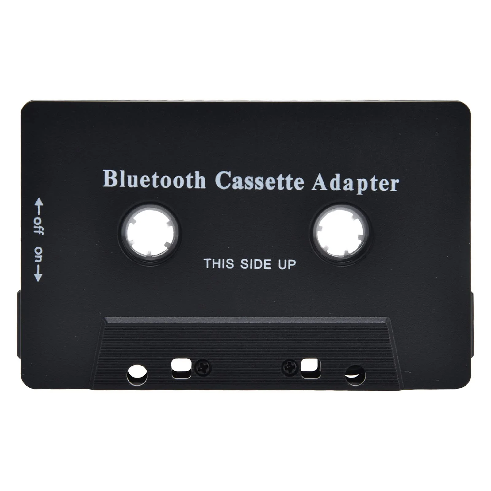 Car Tape Player Adapter Cassette Tape Player Adapter Abs Wireless Car Cassette Player Adapter Car Bluetooth Cassette Reiver Converter with USB Cable