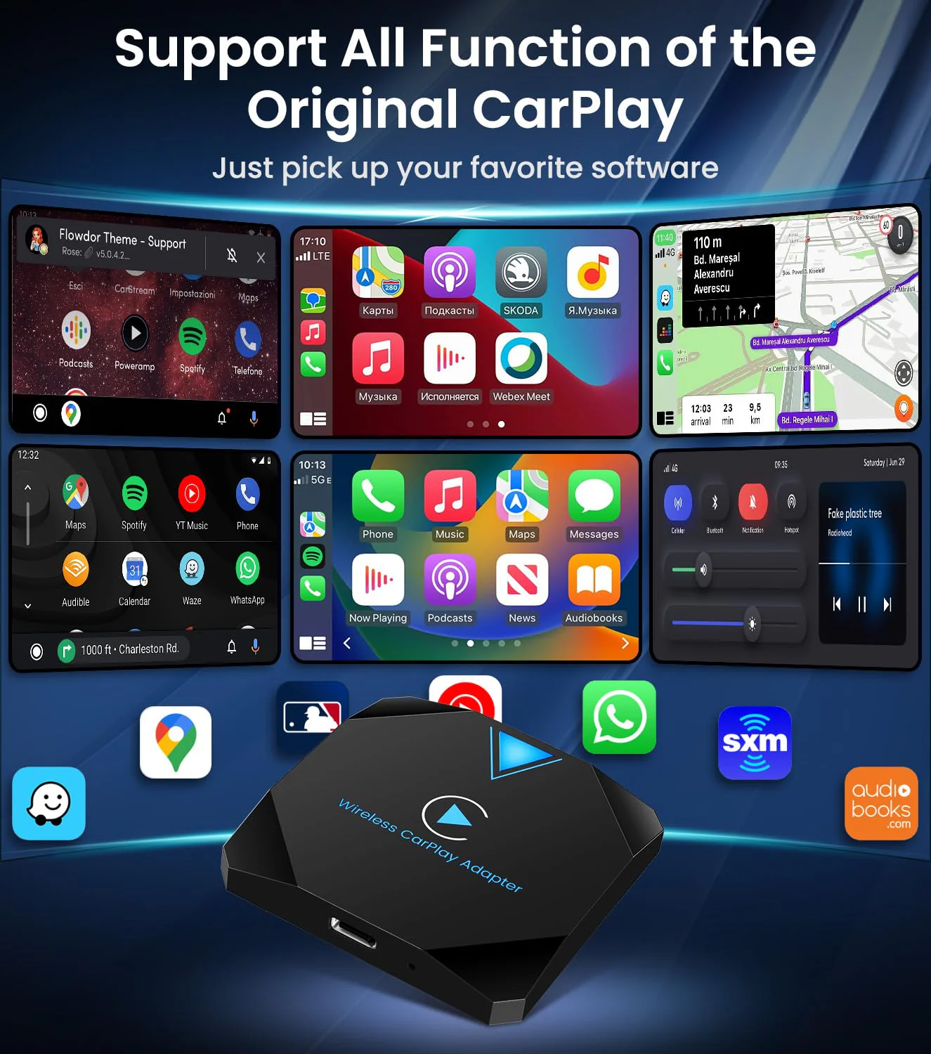 Carplay Wireless Adapter for Apple, 2024 Mini Wireless Carplay Adapter Converts Factory Wired USB to Wireless for iPhone, Car Play Box Bluetooth for Cars from 2016 & for Apple iPhone iOS 10+ - Image 4
