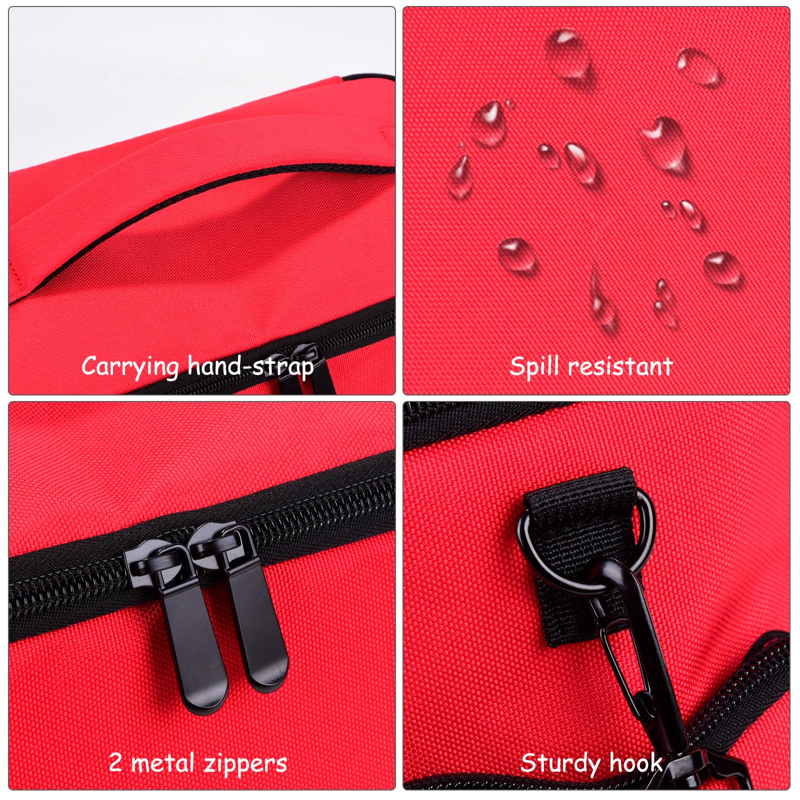 Carrying Case Bag for Toniebox Starter Set, Tonies Figures, Charging Station & Headphones (Red, Medium), YXB010 Red - Image 7